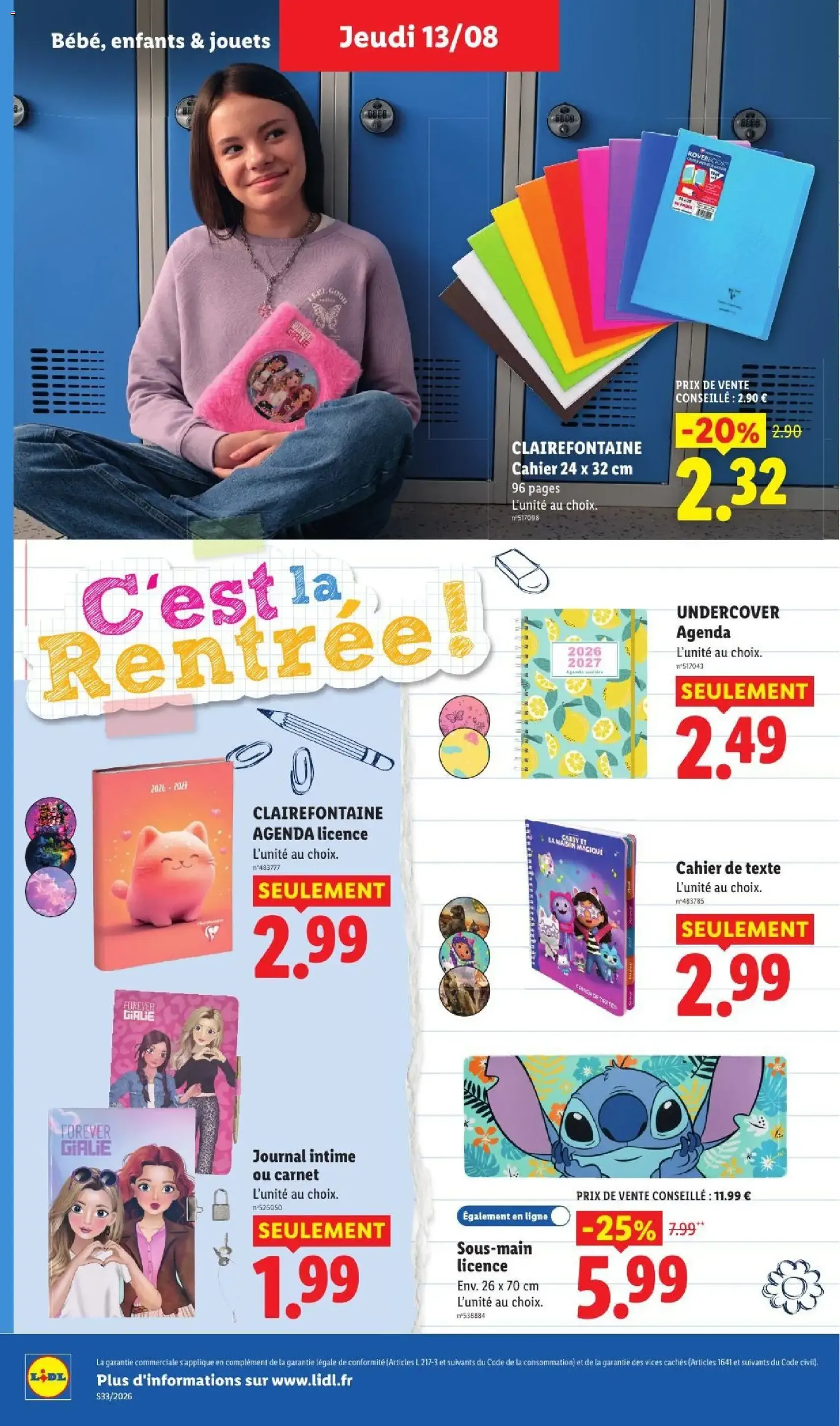 LIDL catalogue - brochure valable à partir du 13/08/2026, page 36 sur 61