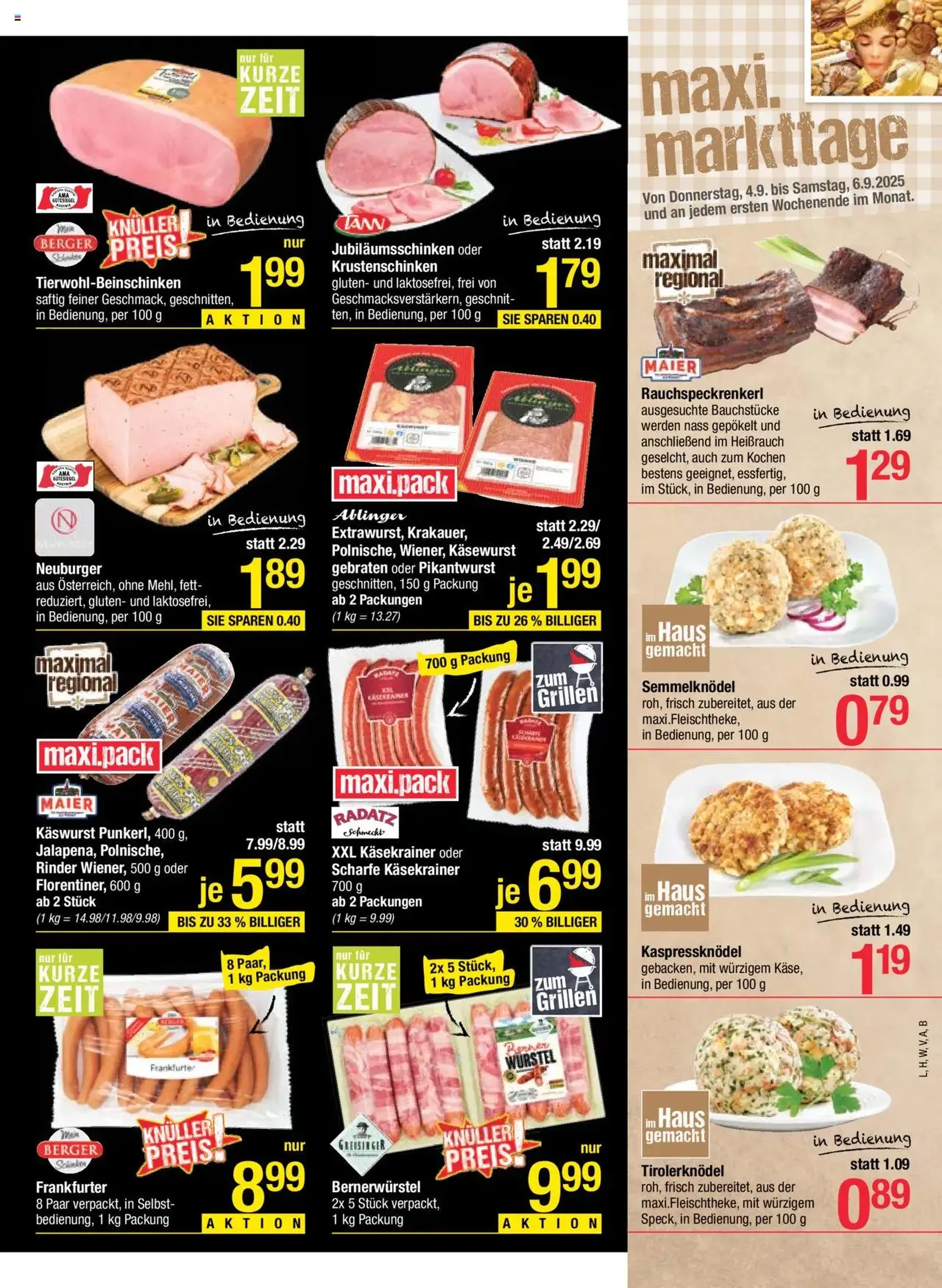 Maximarkt Flugblatt - Gültiger Prospekt ab 01.09.2025, Seite 5 von insgesamt 24 Maximarkt Flugblatt - Gültiger Prospekt ab 01.09.2025, Seite 5 von insgesamt 24