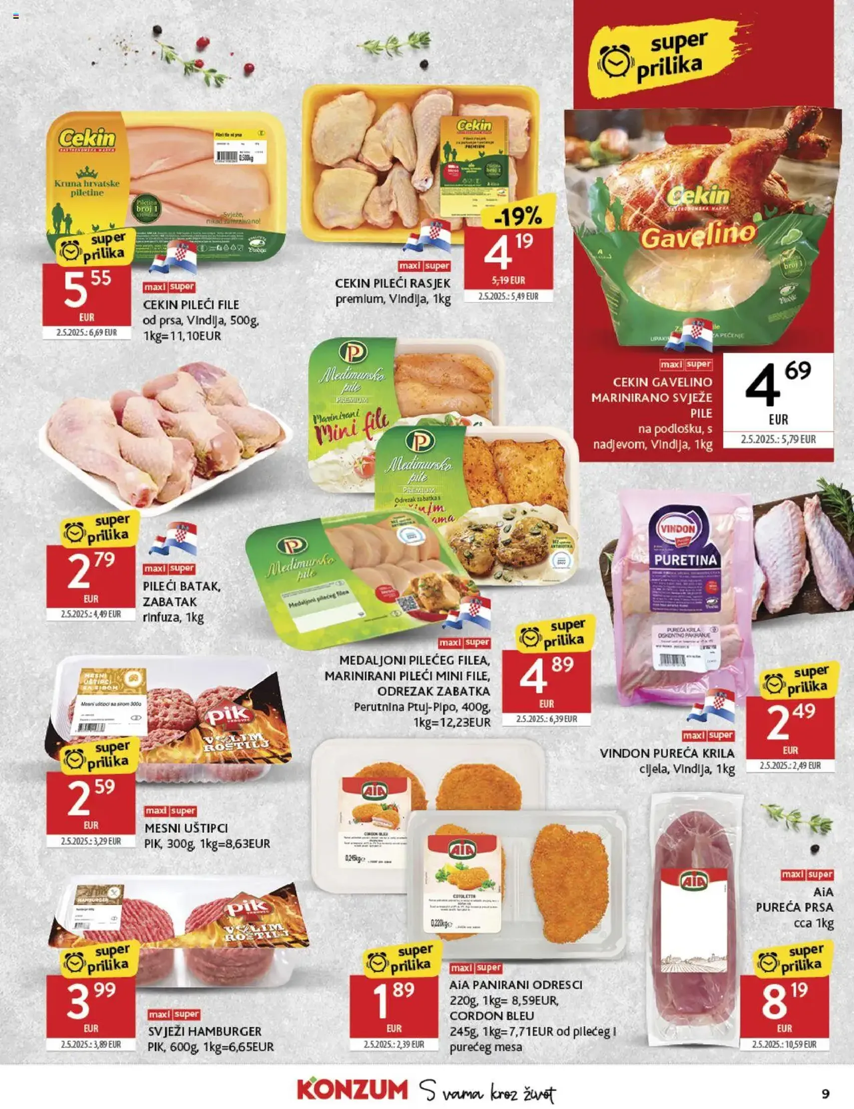 Konzum HR Akciós újság - 2025.08.20. érvényes szórólap 9 oldal 38 oldalból
