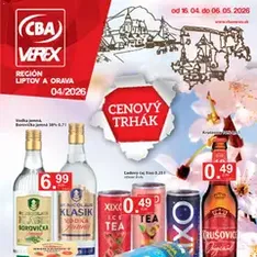CBA Verex leták - náhľad letáku platný od 16.04.2026
