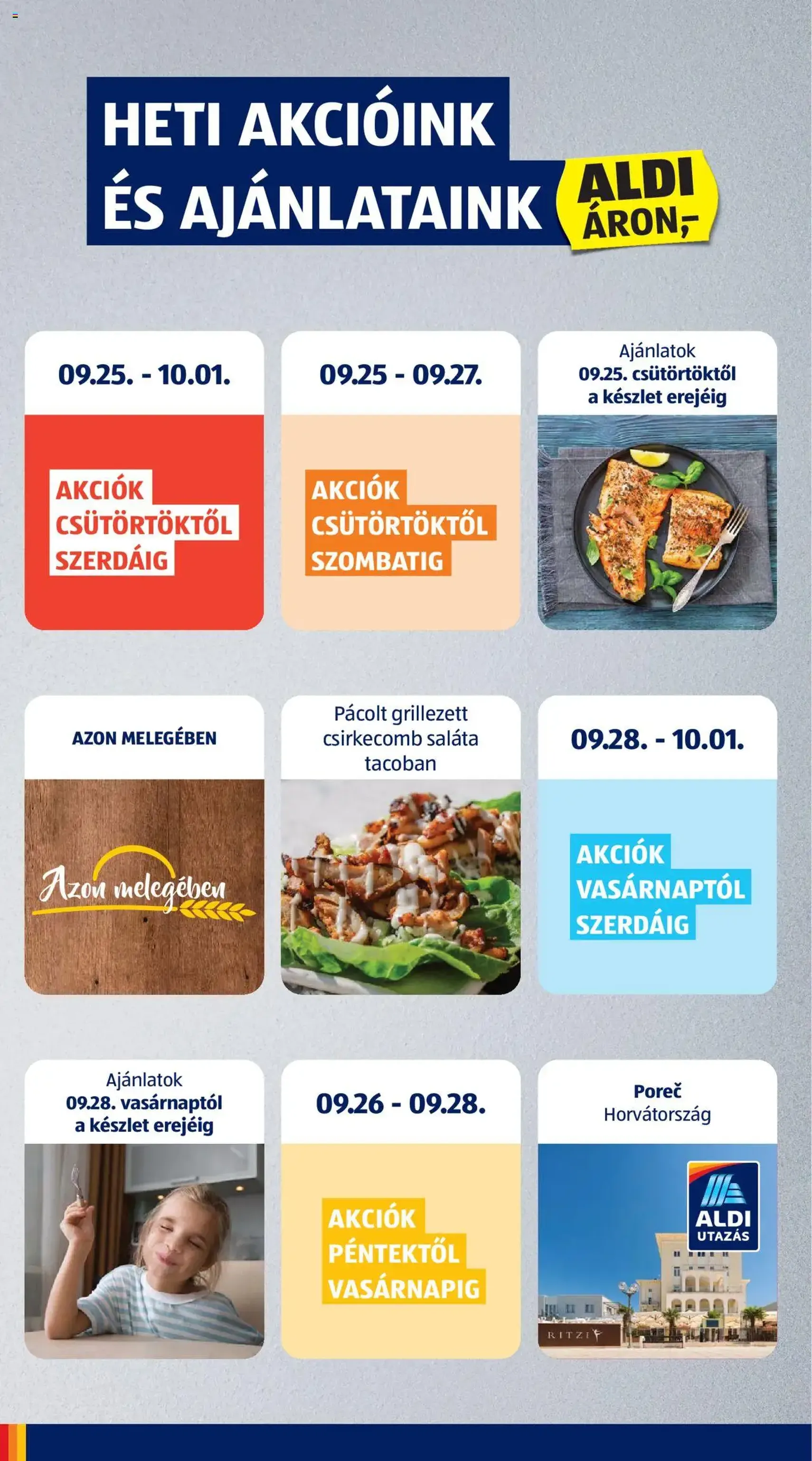 Aldi Akciós újság - 2025.09.25. érvényes szórólap 2 oldal 51 oldalból Aldi Akciós újság - 2025.09.25. érvényes szórólap 2 oldal 51 oldalból