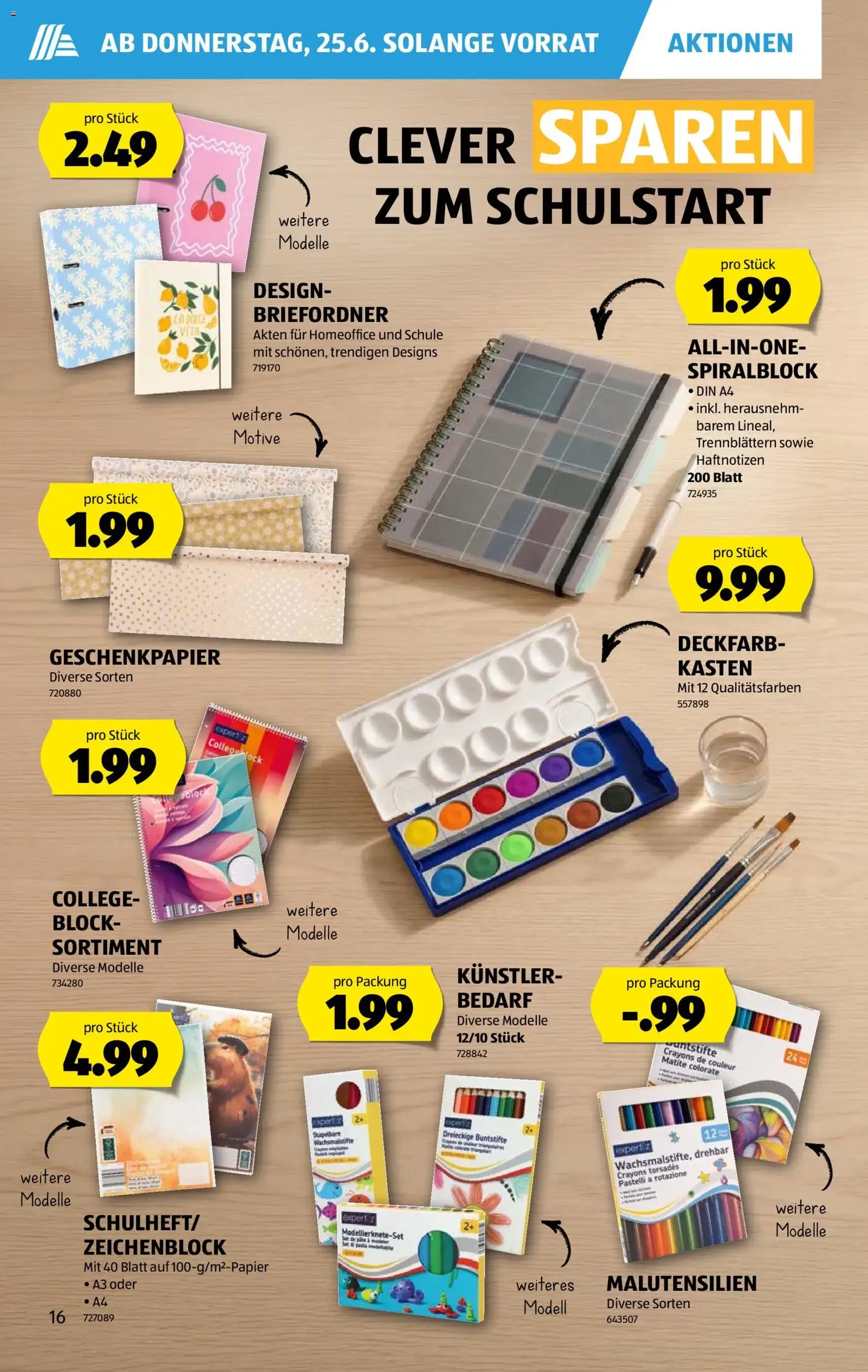Aldi aktionen - Gültiger Prospekt ab 25.06.2026, Seite 16 von insgesamt 36