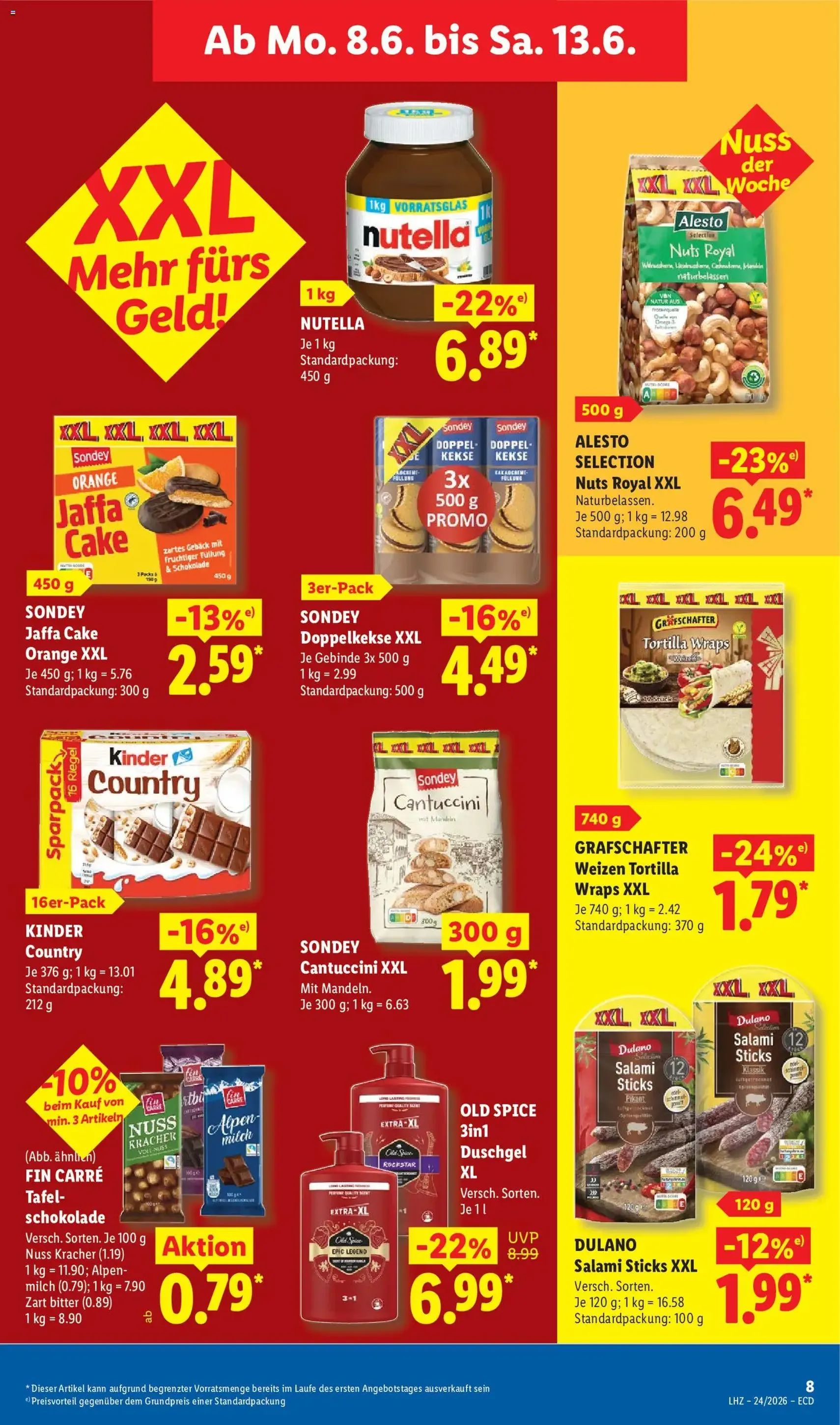 Lidl Prospekt - Gültiger Prospekt ab 08.06.2026, Seite 17 von insgesamt 73