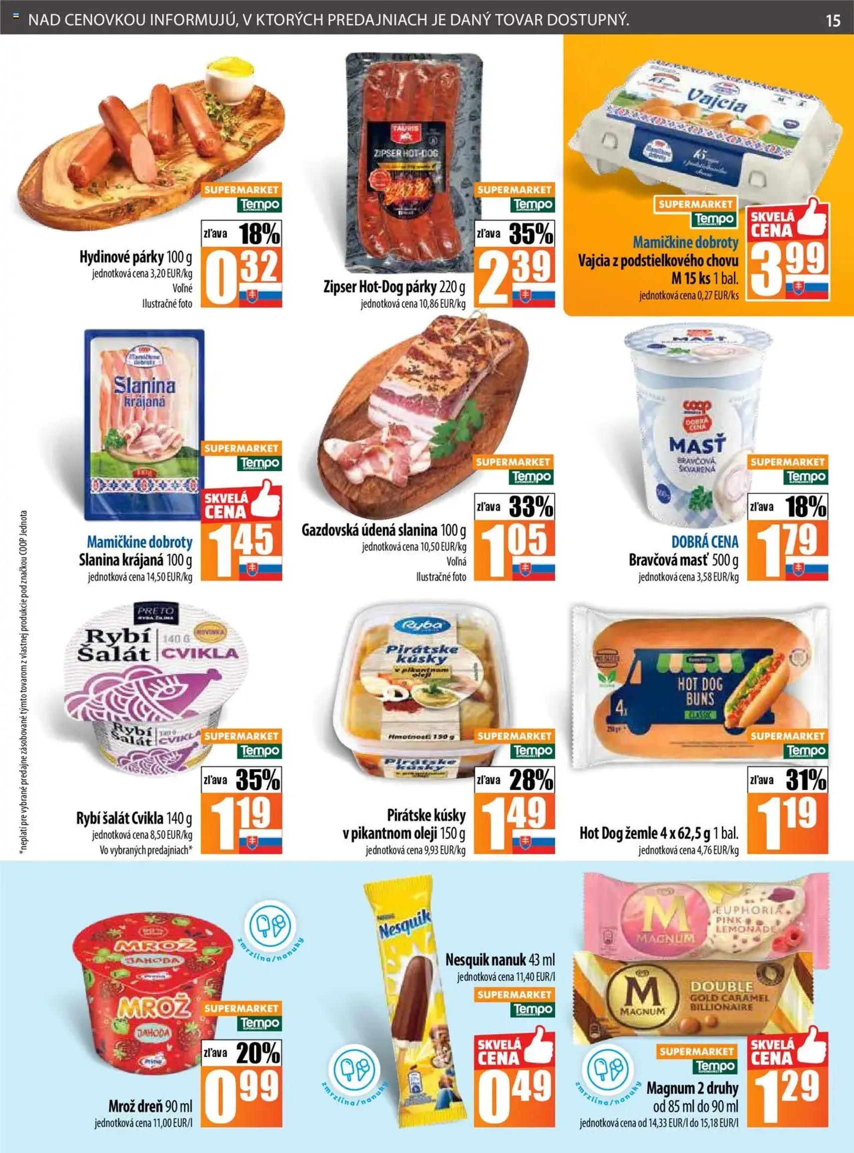 COOP Jednota leták - platný leták od 31.07.2025 strana 15 z 28 COOP Jednota leták - platný leták od 31.07.2025 strana 15 z 28