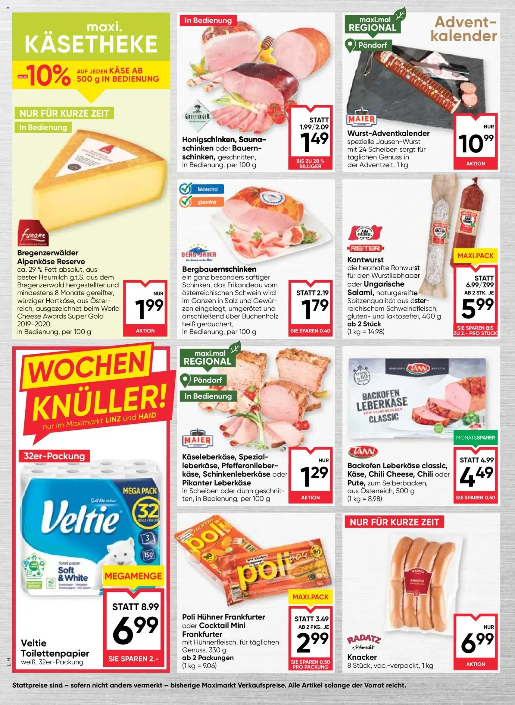 Maximarkt Flugblatt - Gültiger Prospekt ab 27.11.2025, Seite 4 von insgesamt 24