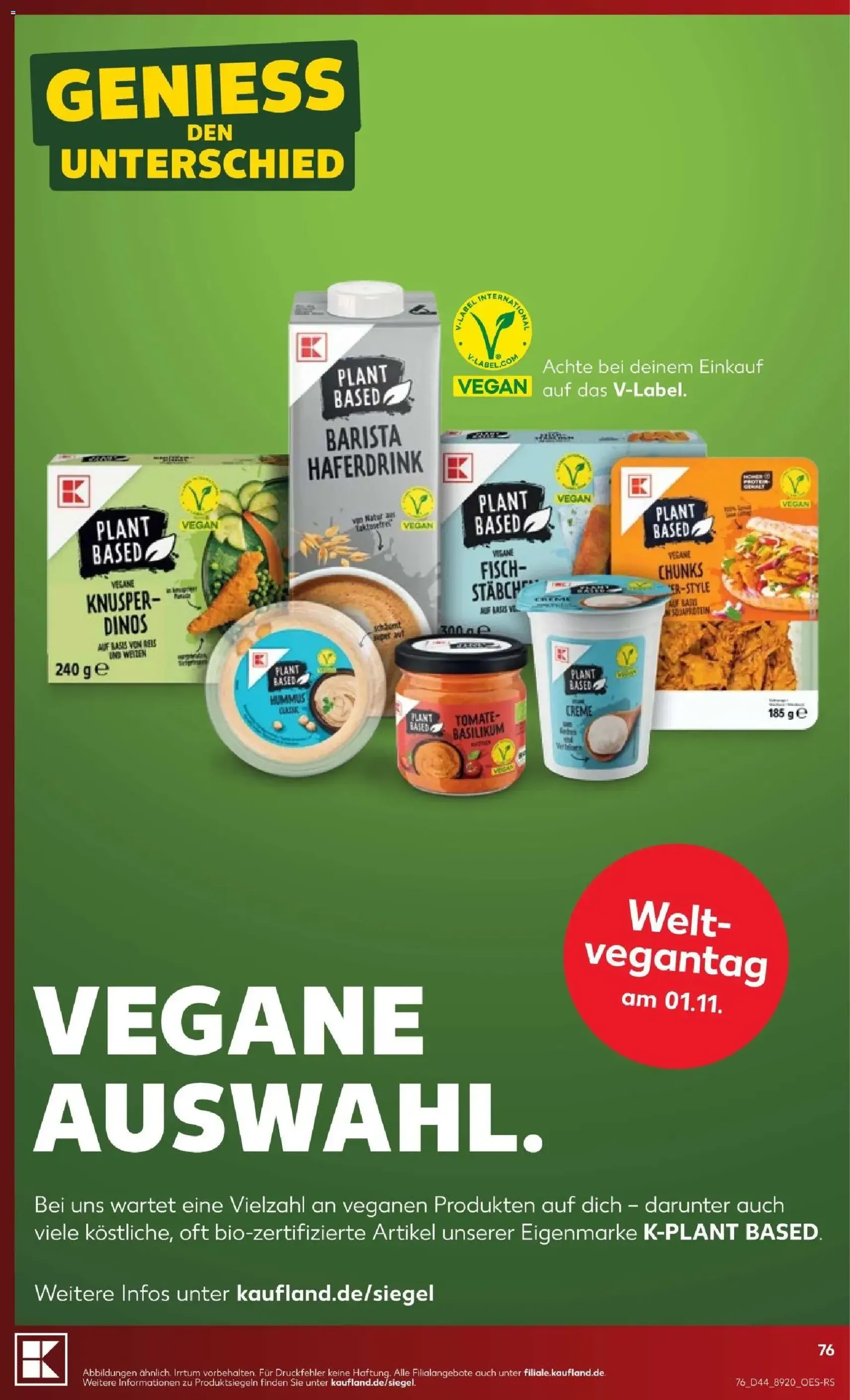 Kaufland Prospekt - Gültiger Prospekt ab 26.10.2026, Seite 76 von insgesamt 76