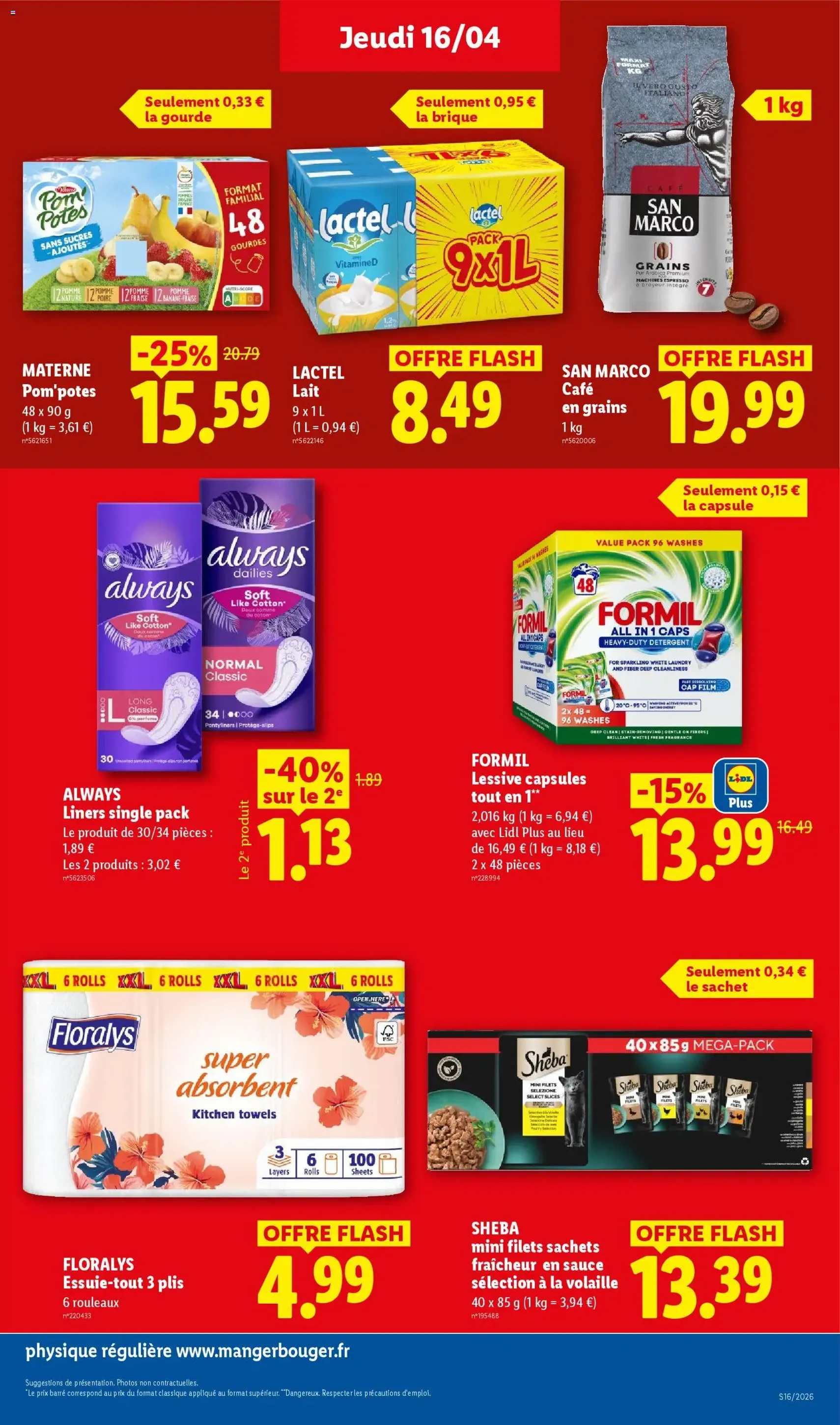 LIDL catalogue - brochure valable à partir du 16/04/2026, page 15 sur 67