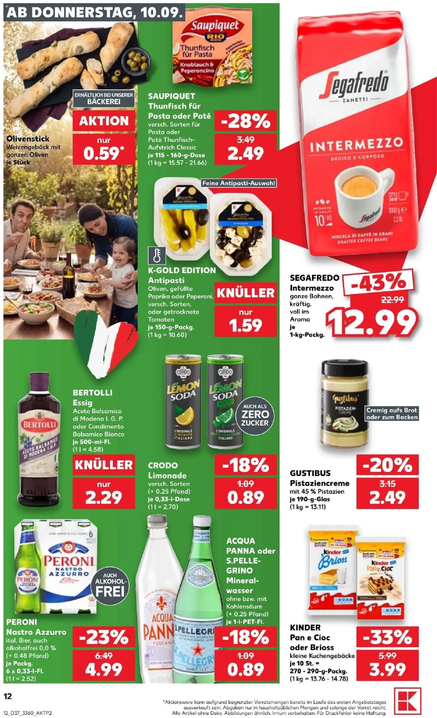 Kaufland Prospekt - Gültiger Prospekt ab 10.09.2026, Seite 12 von insgesamt 66