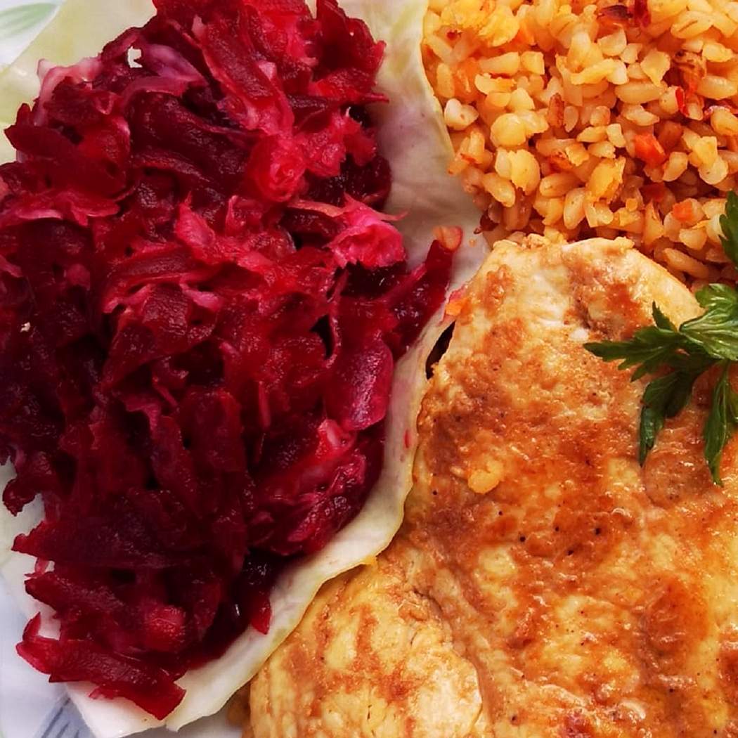 Insalata di barbabietola e cavolo