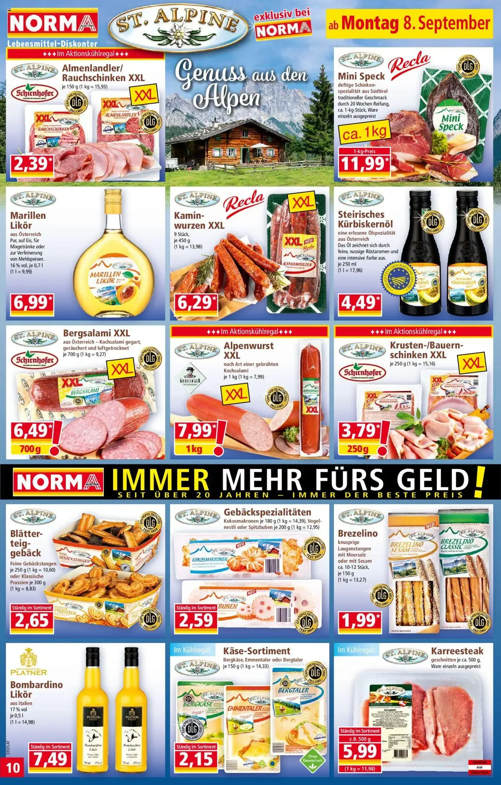 Norma Flugblatt - Gültiger Prospekt ab 08.09.2025, Seite 10 von insgesamt 18 Norma Flugblatt - Gültiger Prospekt ab 08.09.2025, Seite 10 von insgesamt 18