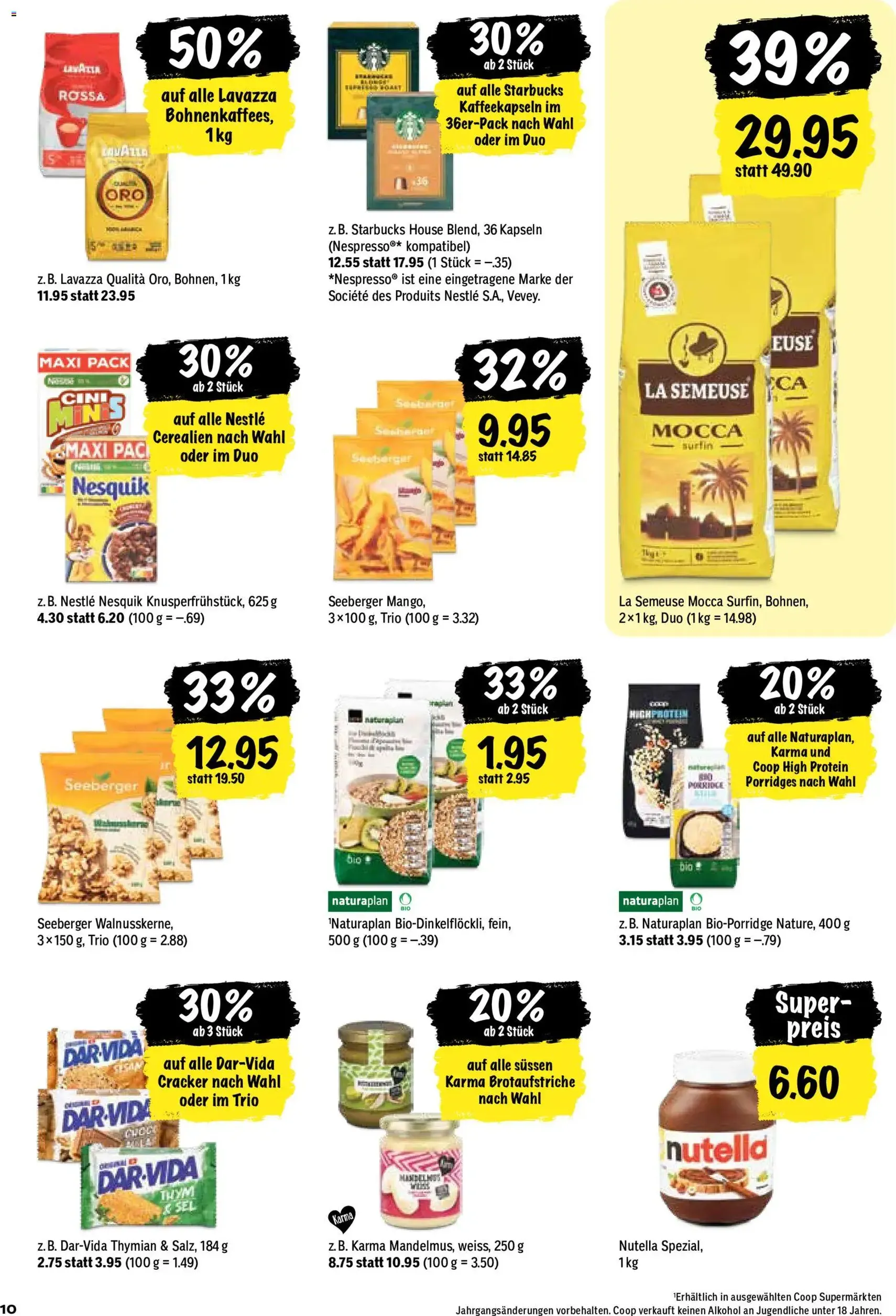 Coop aktionen - Gültiger Prospekt ab 16.07.2026, Seite 10 von insgesamt 24