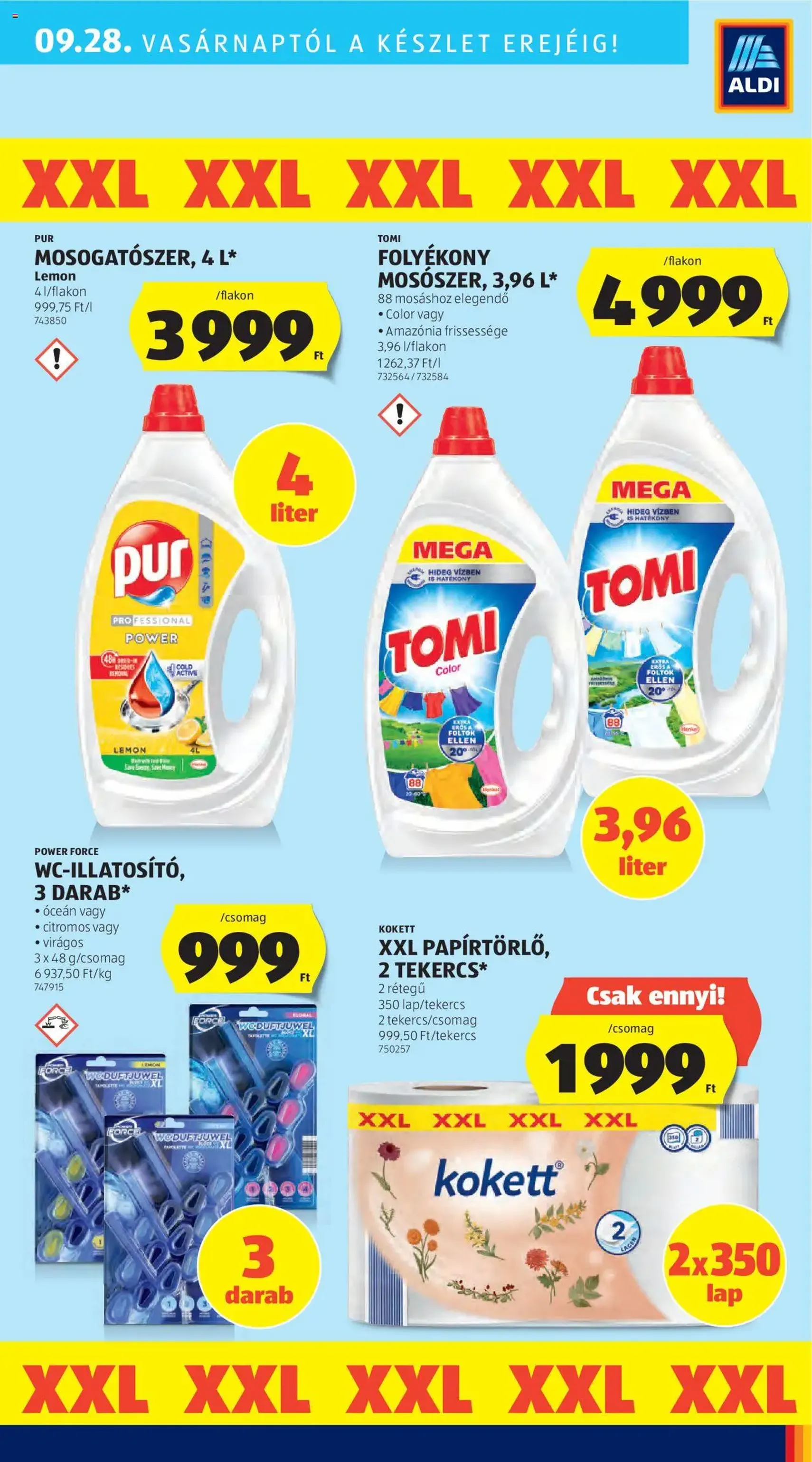 Aldi Akciós újság - 2025.09.25. érvényes szórólap 35 oldal 51 oldalból Aldi Akciós újság - 2025.09.25. érvényes szórólap 35 oldal 51 oldalból