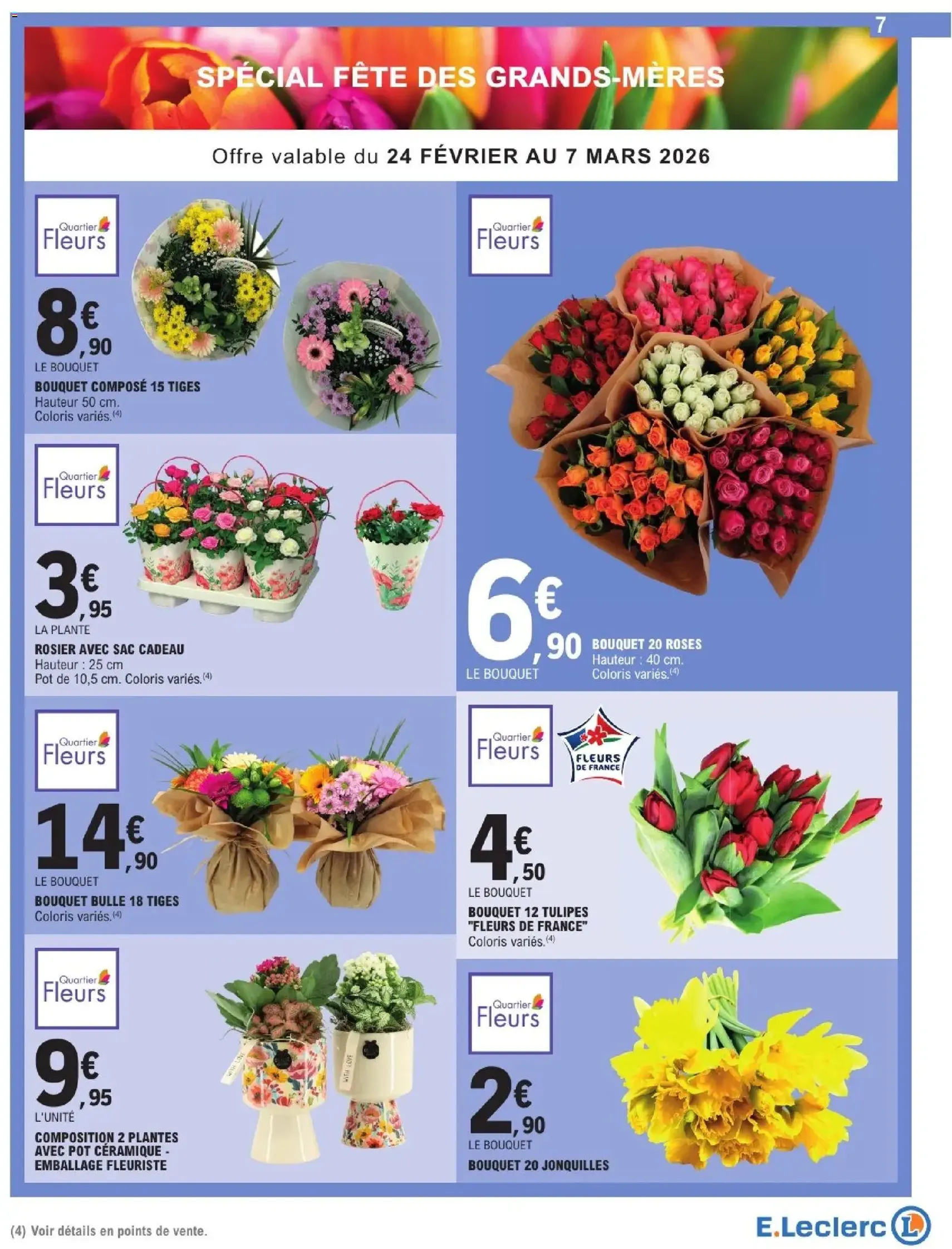E.Leclerc catalogue semaine 9 - brochure valable à partir du 24/02/2026, page 7 sur 56