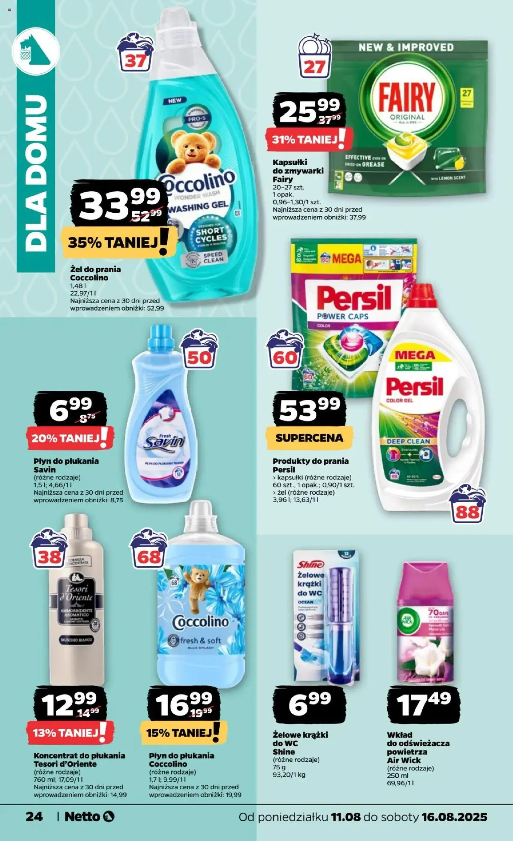 Netto gazetka - Spożywcza - ważny gazetka od 11.08.2025 strona 24 z 29 Netto gazetka - Spożywcza - ważny gazetka od 11.08.2025 strona 24 z 29