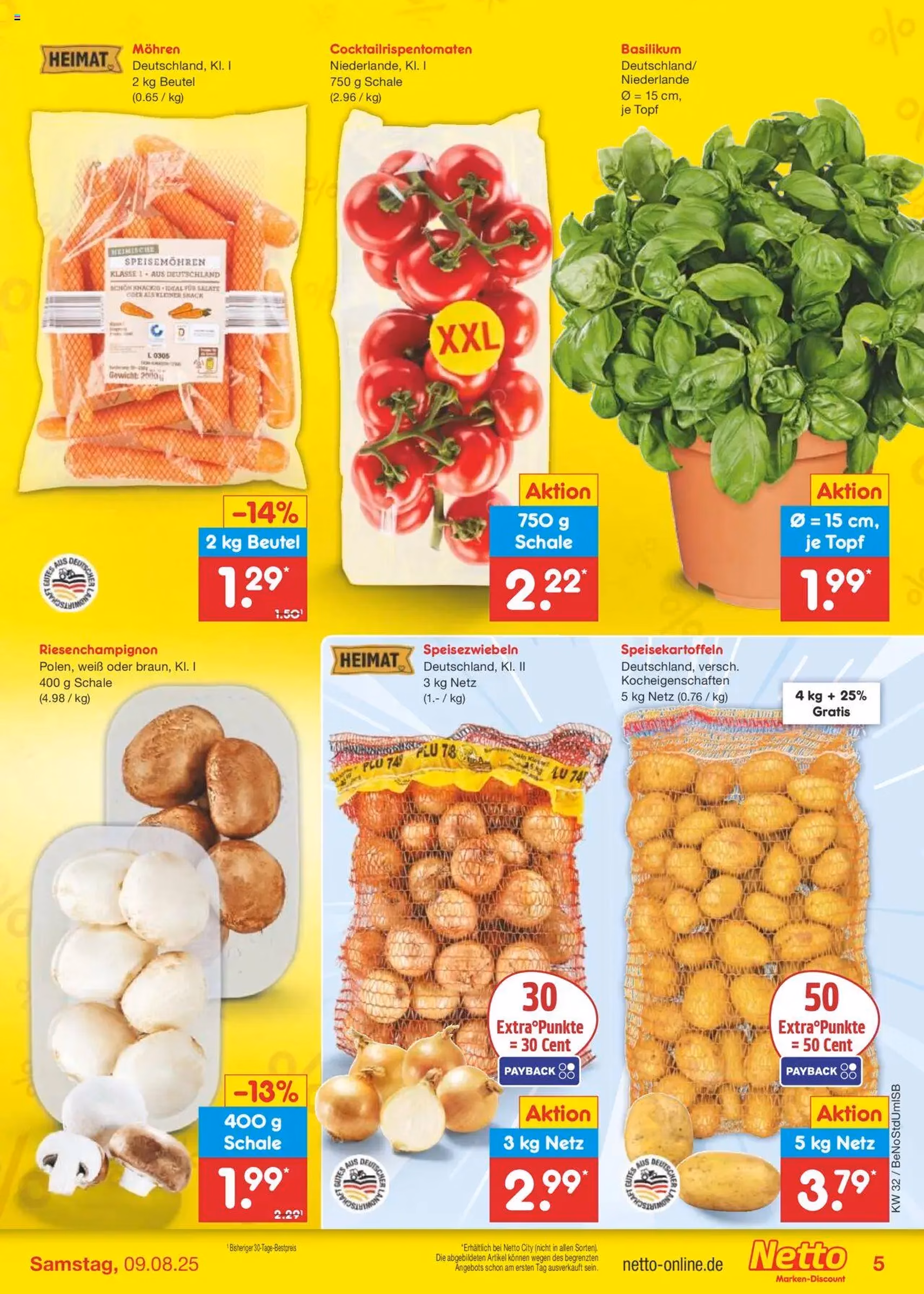 Netto Marken-Discount Prospekt - Gültiger Prospekt ab 04.08.2025, Seite 5 von insgesamt 61 Netto Marken-Discount Prospekt - Gültiger Prospekt ab 04.08.2025, Seite 5 von insgesamt 61