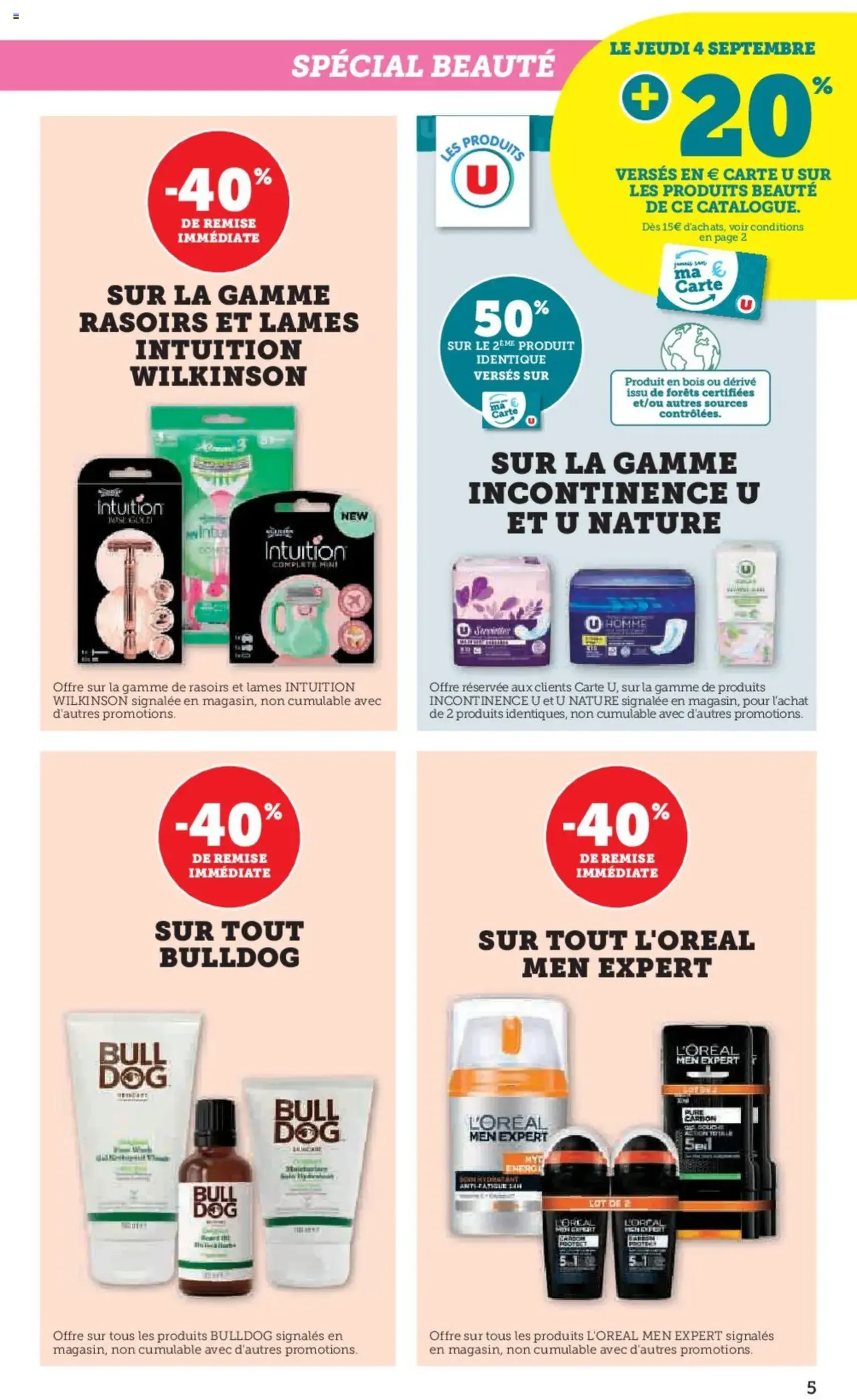 Super U catalogue - brochure valable à partir du 02/09/2025, page 5 sur 52 Super U catalogue - brochure valable à partir du 02/09/2025, page 5 sur 52