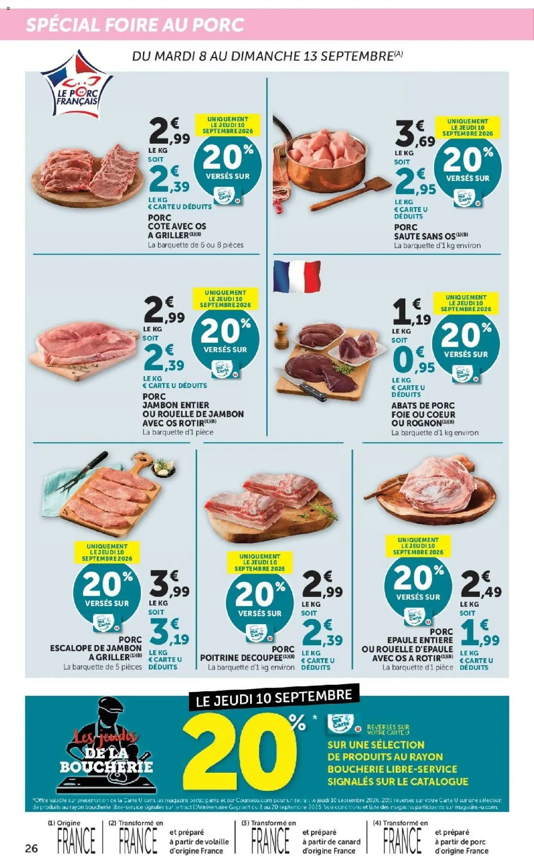 Super U catalogue - brochure valable à partir du 08/09/2026, page 26 sur 48