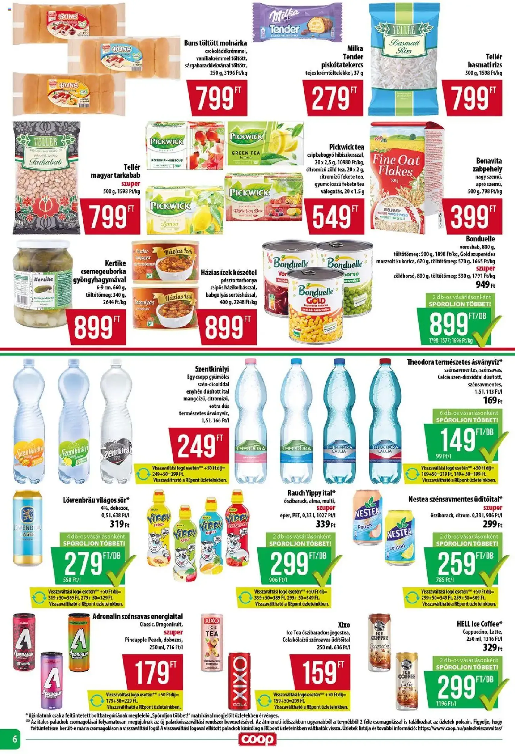 COOP Szolnok Akciós újság - 2025.09.25. érvényes szórólap 6 oldal 8 oldalból