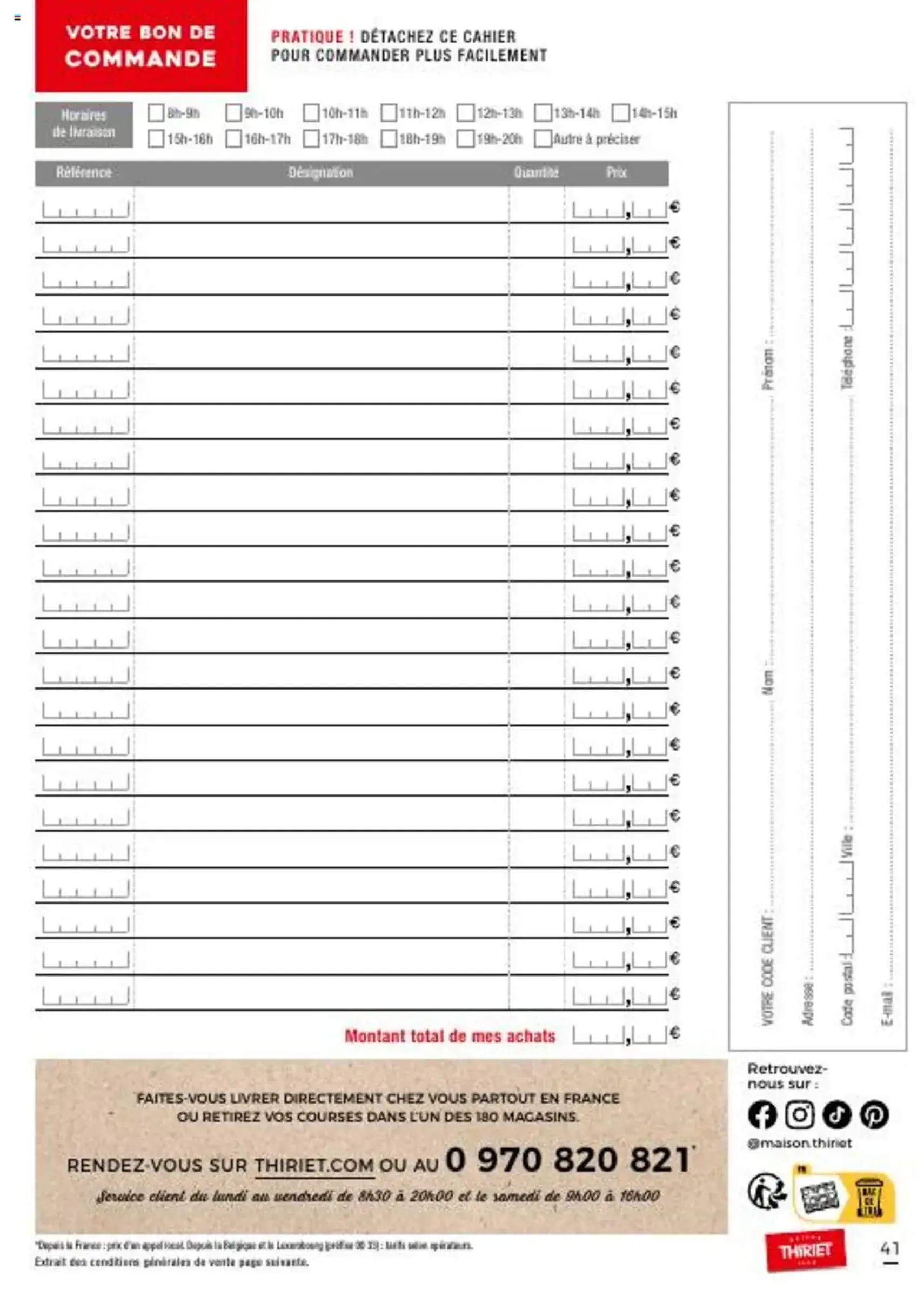 Thiriet catalogue livraison à domicile - brochure valable à partir du 11/07/2025, page 41 sur 80 Thiriet catalogue livraison à domicile - brochure valable à partir du 11/07/2025, page 41 sur 80