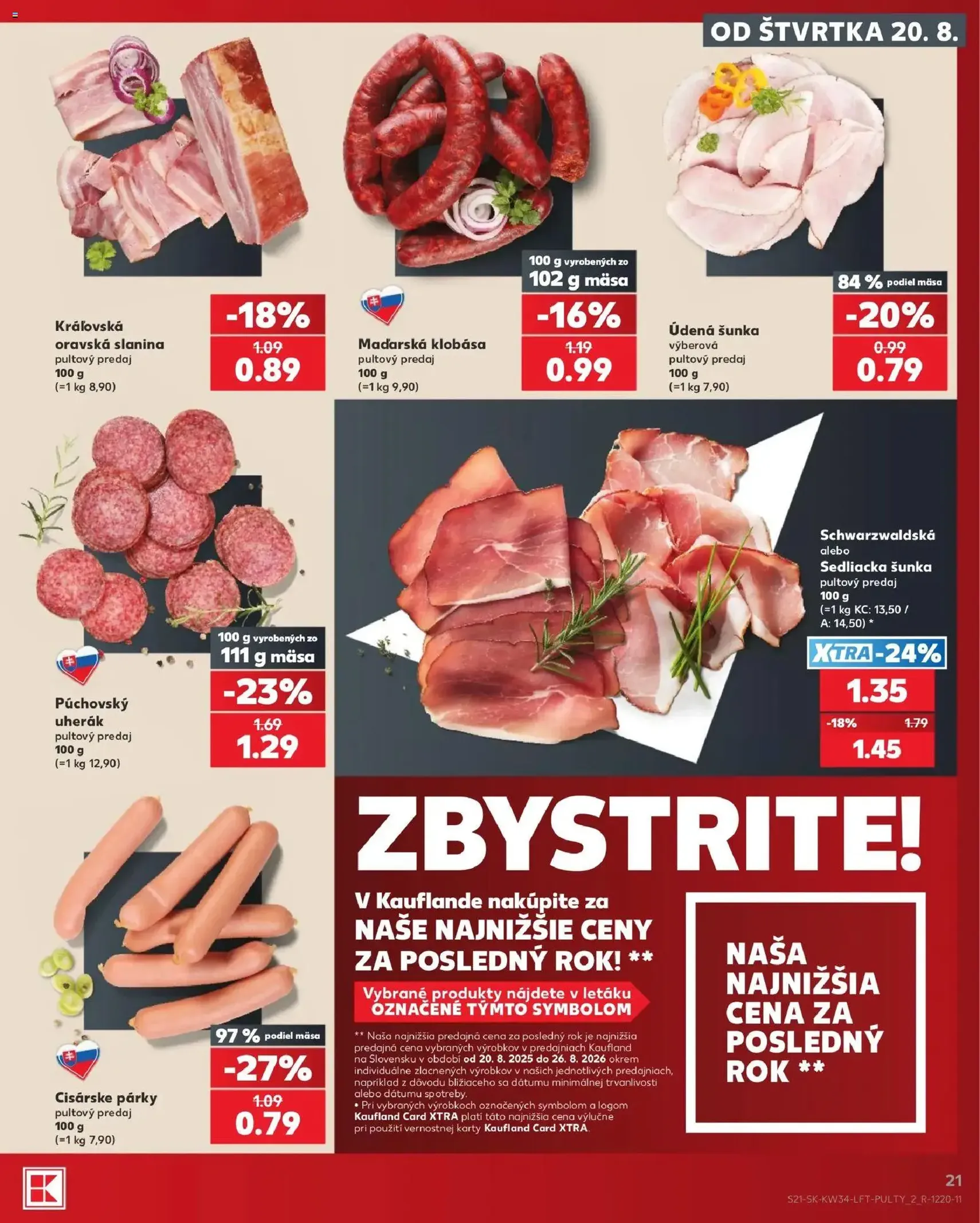 Kaufland leták - platný leták od 20.08.2026 strana 21 z 76