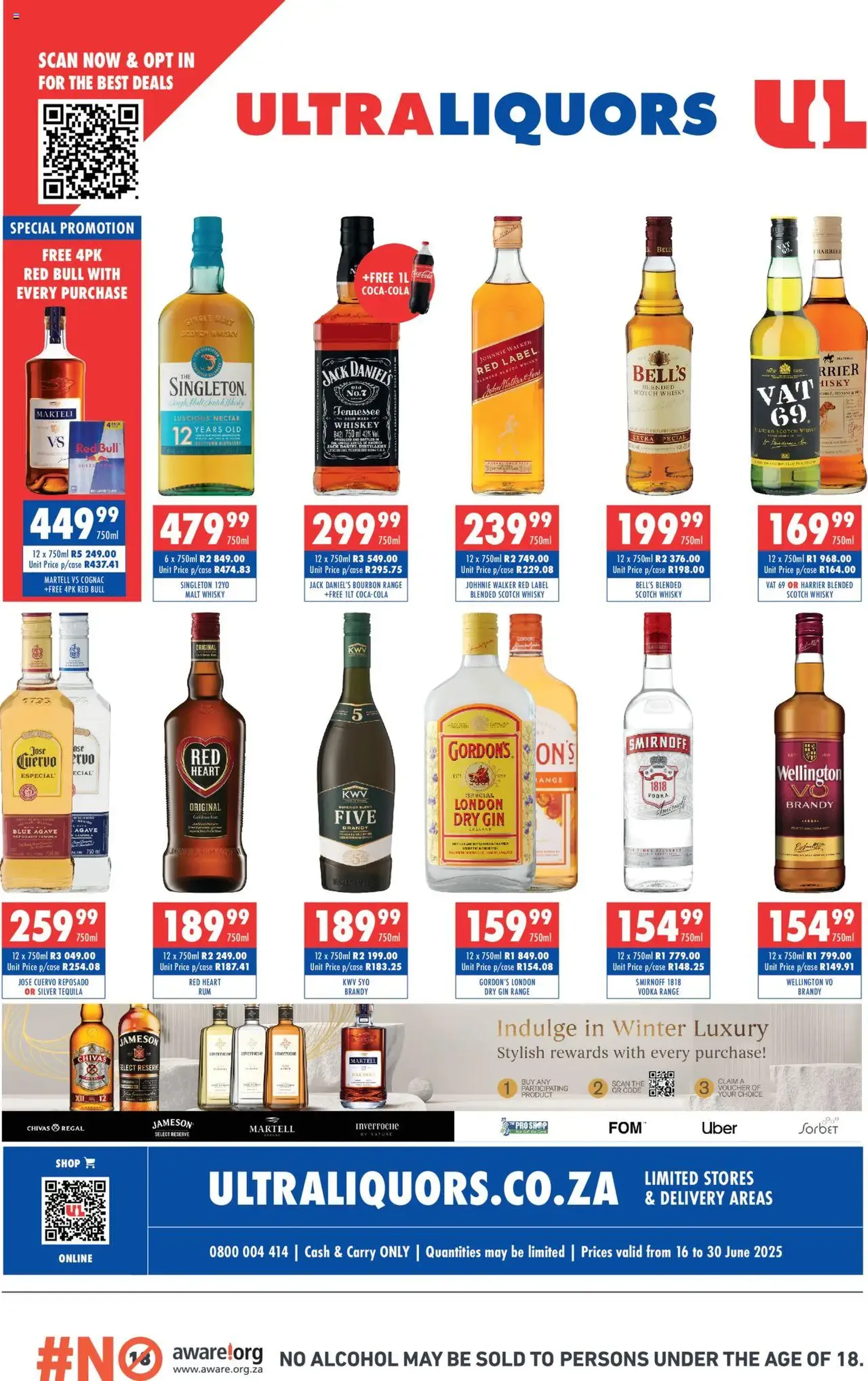 Ultra Liquors Specials - valid flyer from 16/06/2025, page 1 of 4