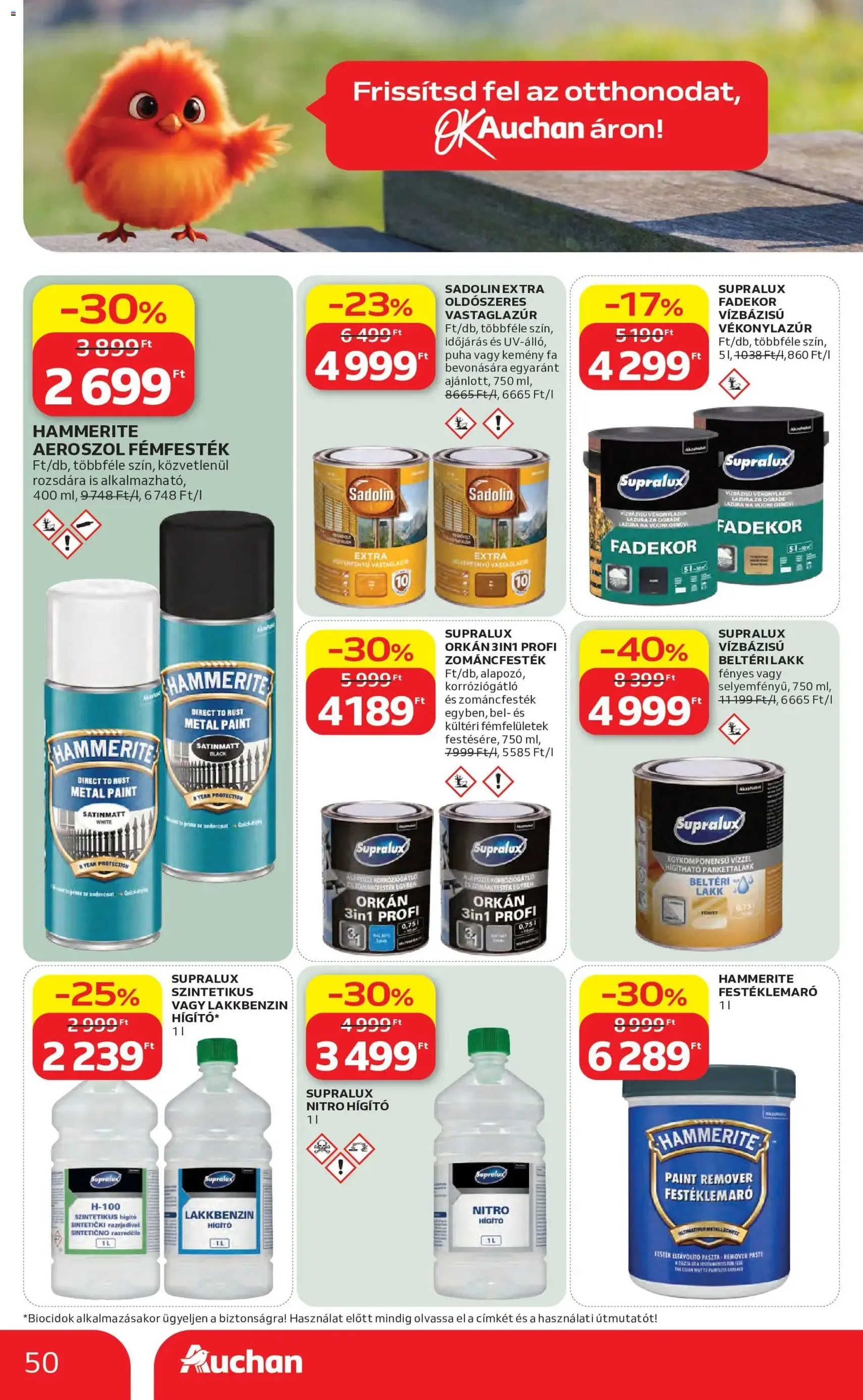 Auchan akciós újság - 2026.05.07. érvényes szórólap 50 oldal 60 oldalból
