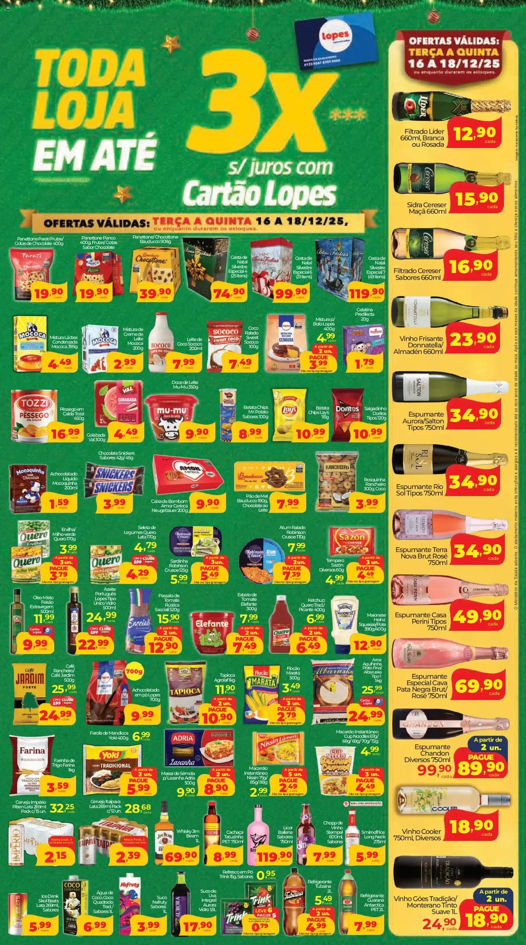Lopes Supermercados - Ofertas da semana - folheto válido a partir de 16/12/2025 página 3 de 4
