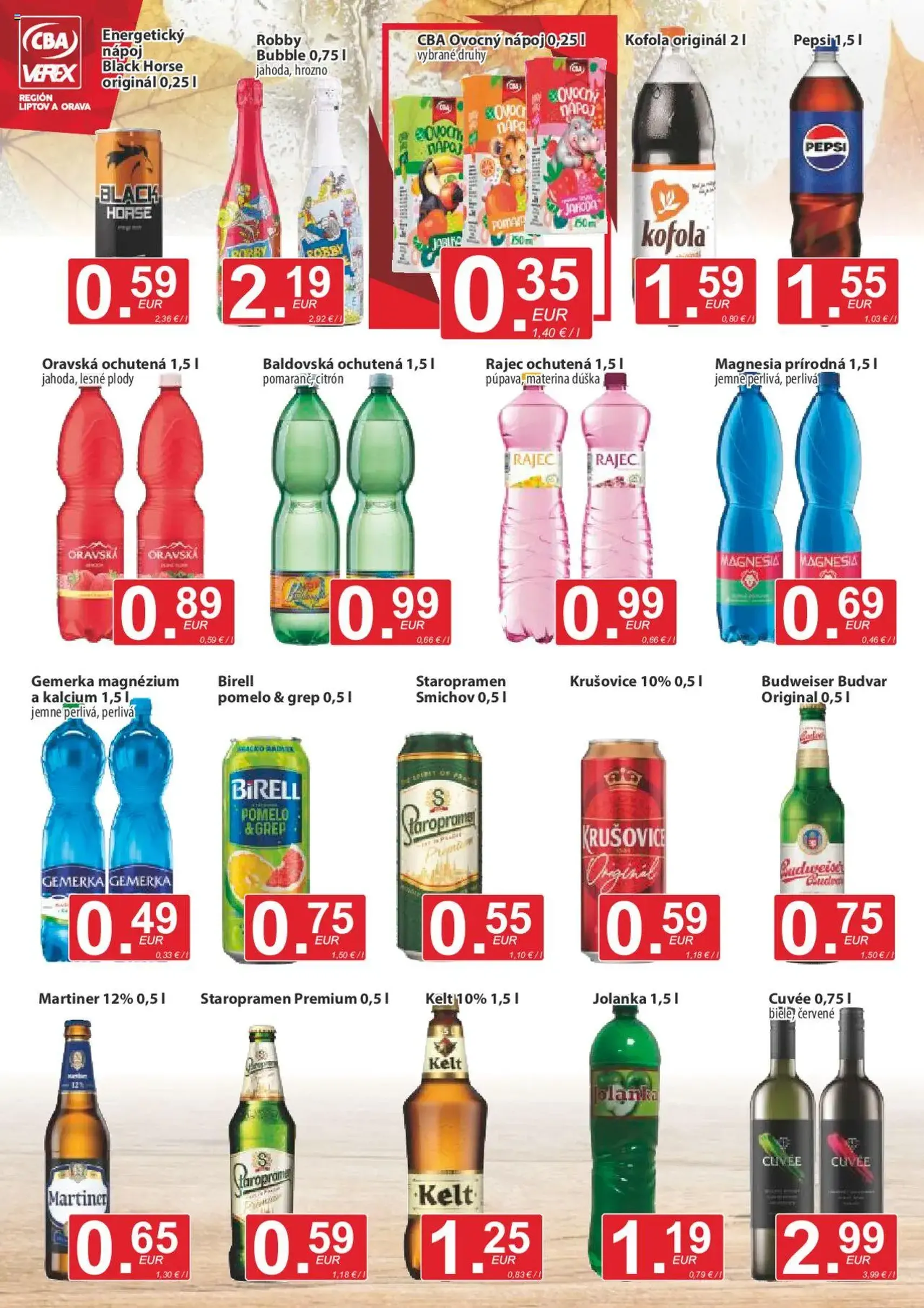 CBA Verex leták - platný leták od 18.09.2025 strana 10 z 12