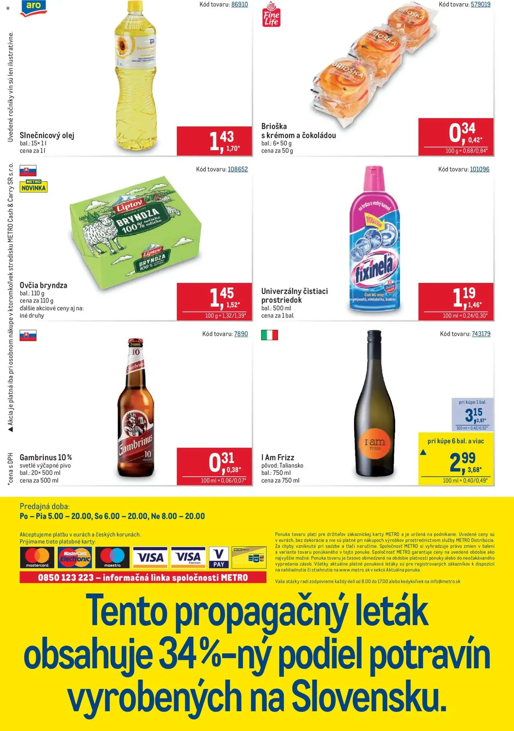 Metro leták - platný leták od 20.05.2026 strana 40 z 40