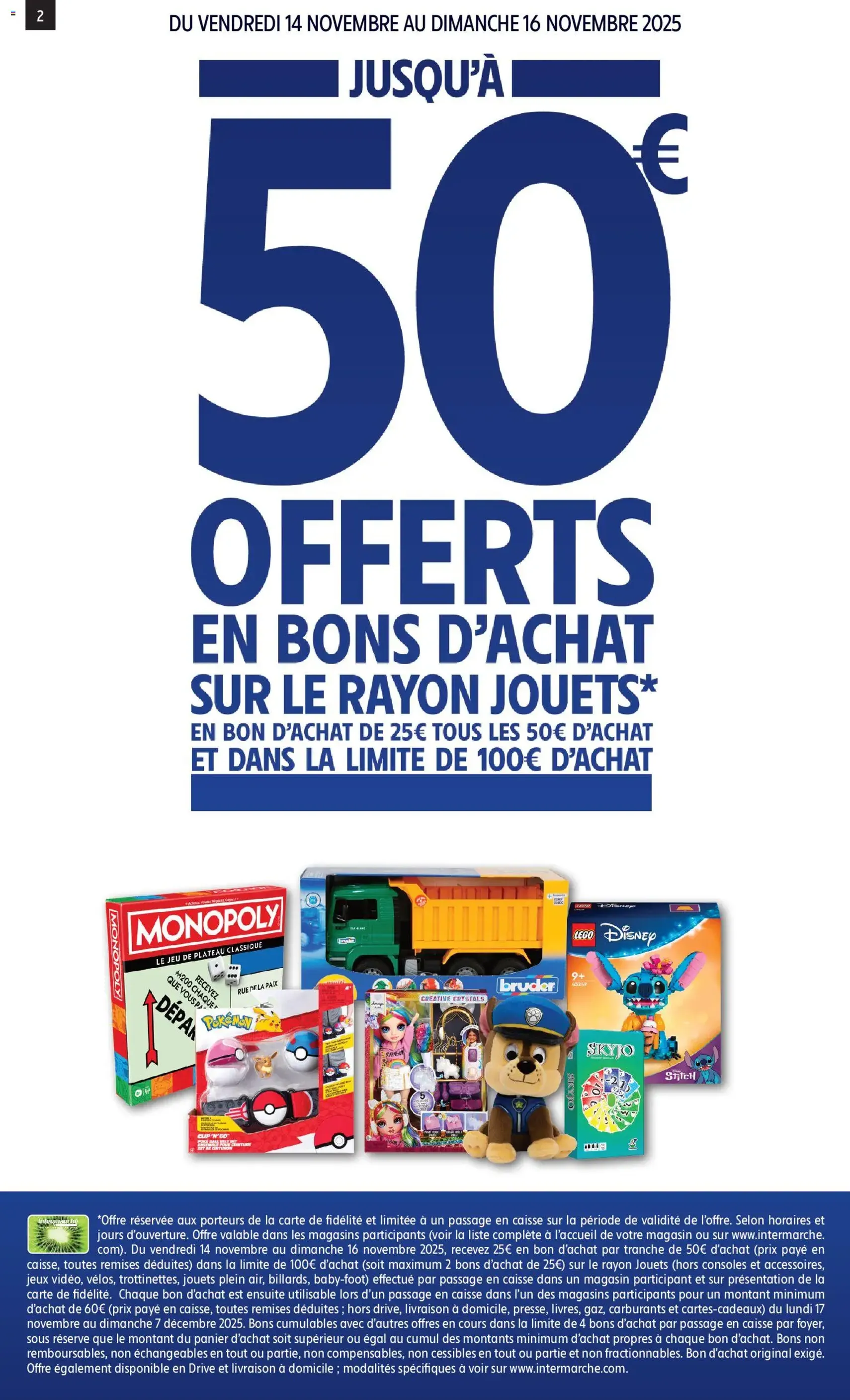 Intermarché catalogue semaine 46 - brochure valable à partir du 13/11/2025, page 2 sur 48