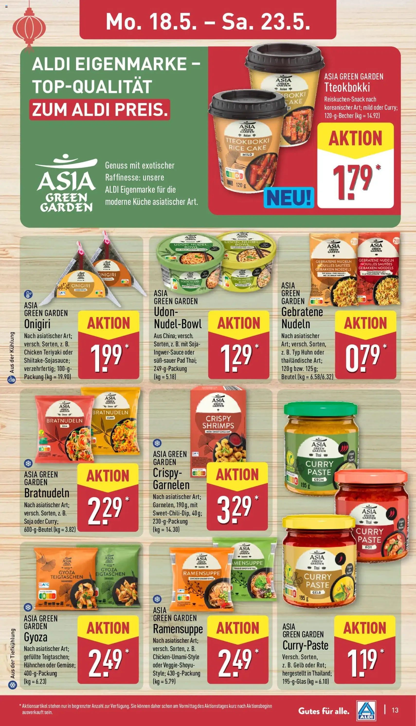 Aldi Prospekt - Gültiger Prospekt ab 18.05.2026, Seite 13 von insgesamt 44