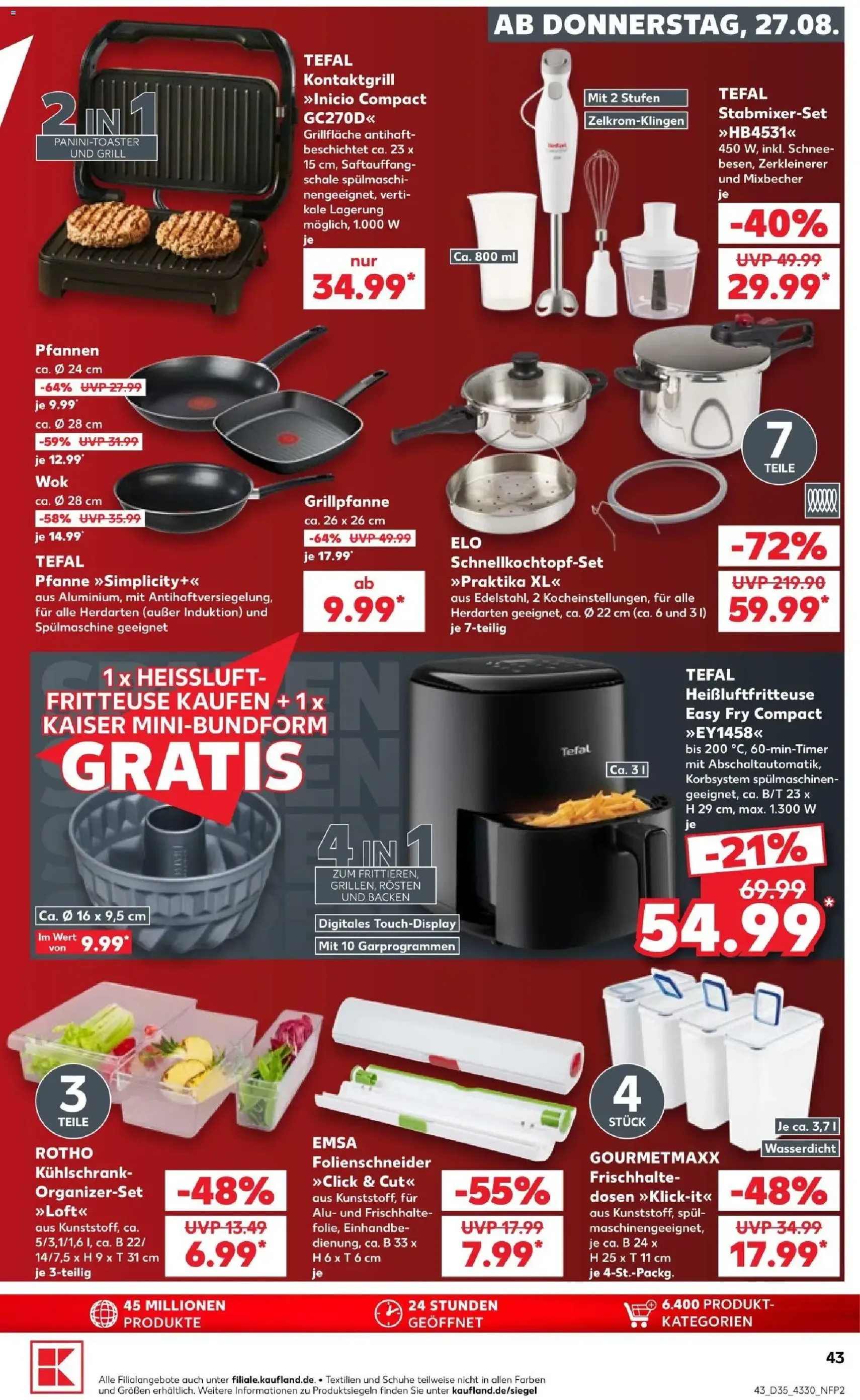 Kaufland Prospekt - Gültiger Prospekt ab 27.08.2026, Seite 43 von insgesamt 60