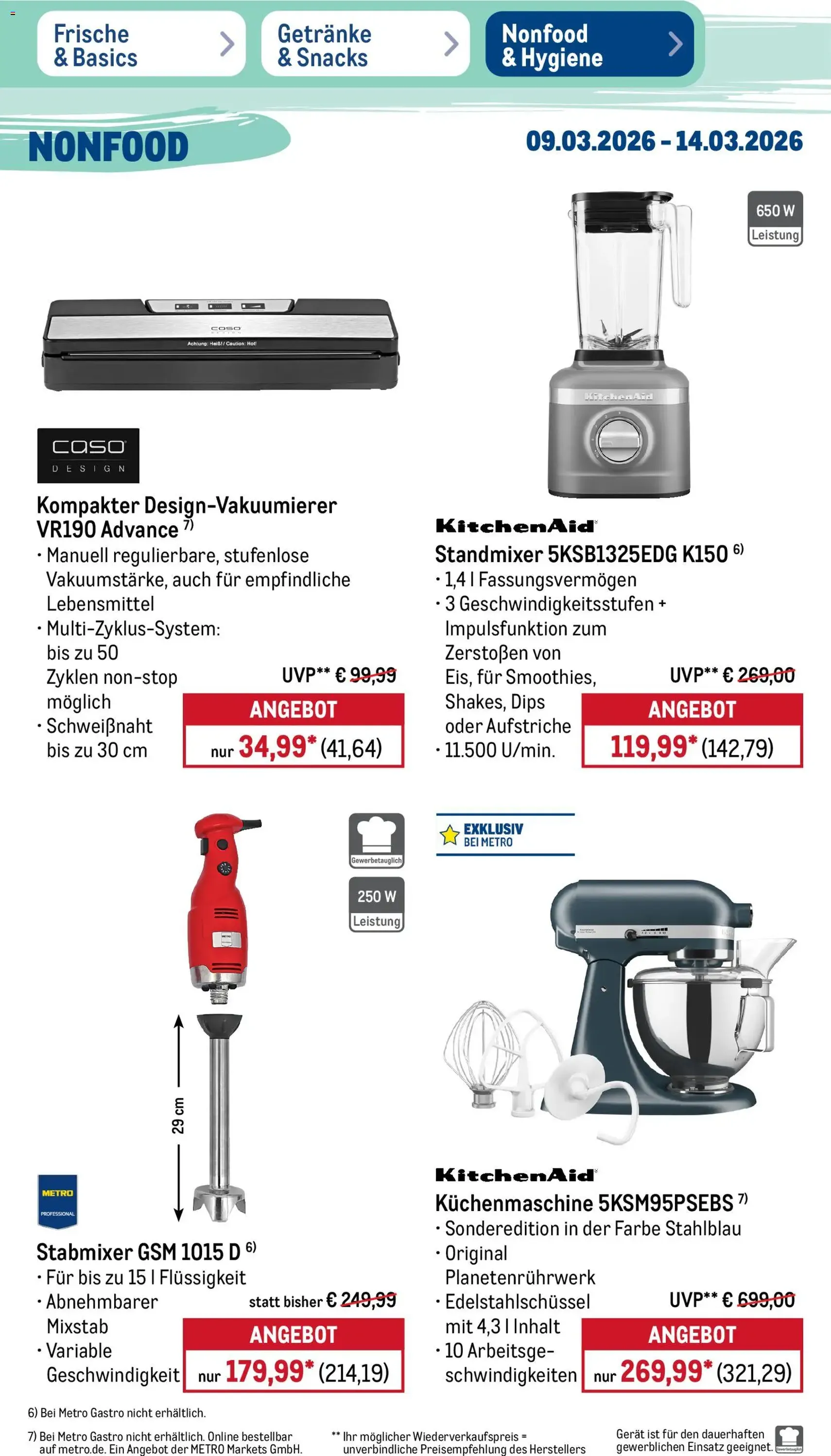 Metro Prospekt - Gültiger Prospekt ab 09.03.2026, Seite 52 von insgesamt 55