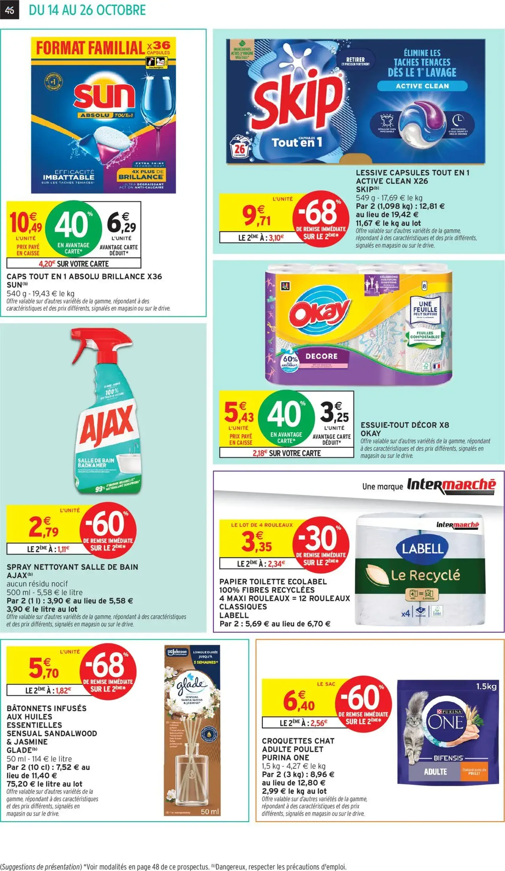 Intermarché catalogue semaine 42 - brochure valable à partir du 14/10/2025, page 46 sur 52