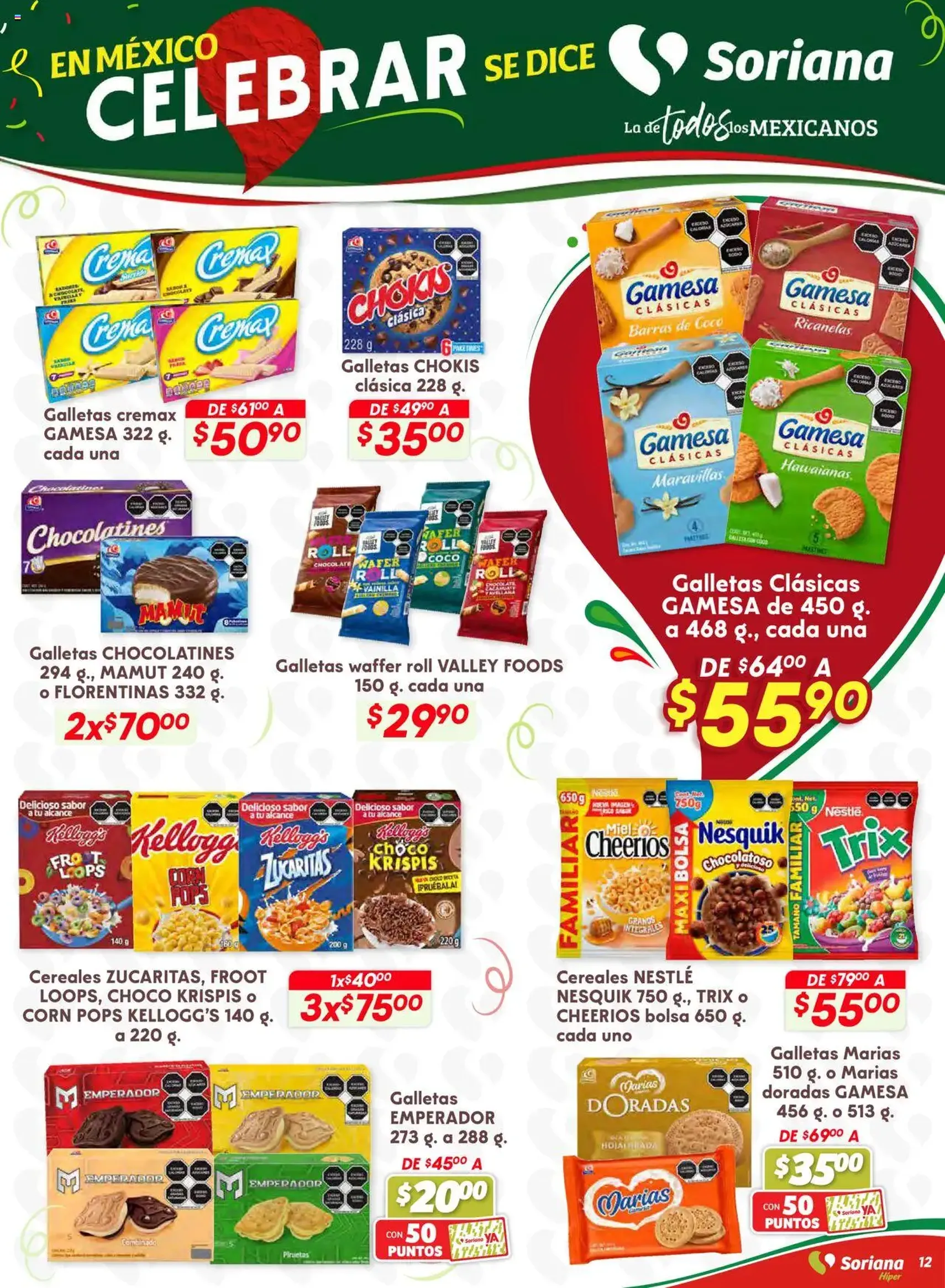 Soriana - Preciazazaso Híper: Ags, Col, Gto, Jal, Mich - folleto válido desde 28/08/2025 página 12 de 47 Soriana - Preciazazaso Híper: Ags, Col, Gto, Jal, Mich - folleto válido desde 28/08/2025 página 12 de 47