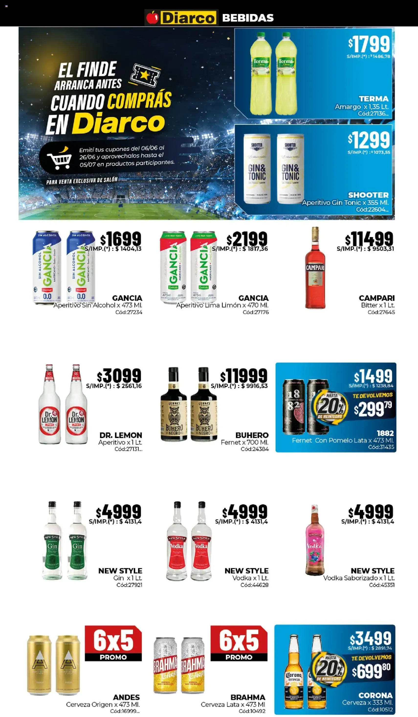 Diarco ofertas - folleto válido desde 22/06/2026 página 7 de 20