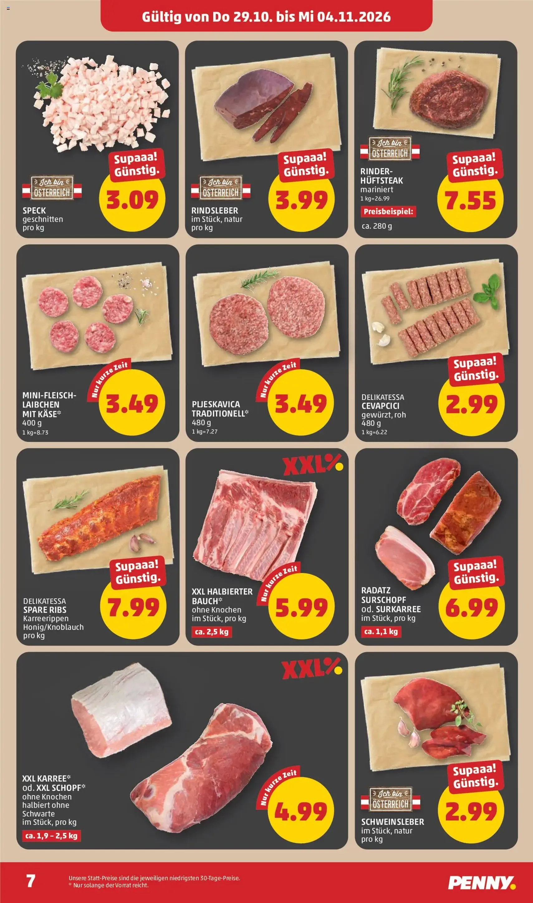 Penny Markt Flugblatt - Gültiger Prospekt ab 29.10.2026, Seite 7 von insgesamt 36