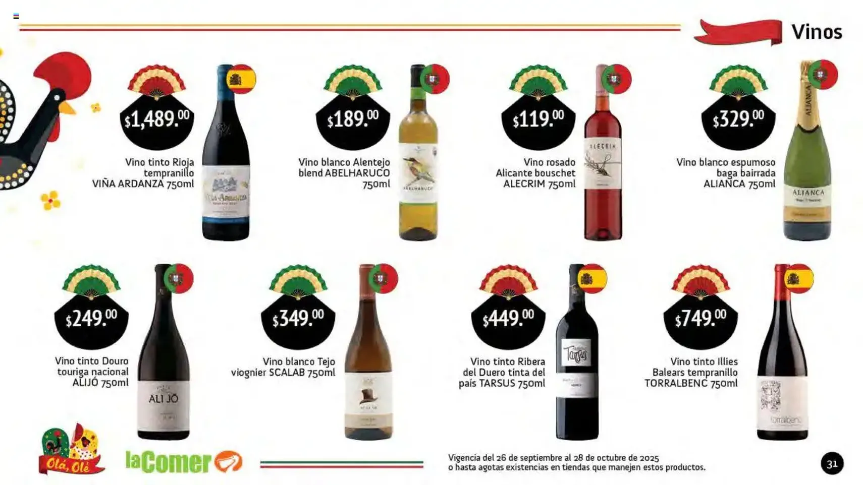 La Comer folleto Olá, Olé - folleto válido desde 26/09/2025 página 31 de 64 La Comer folleto Olá, Olé - folleto válido desde 26/09/2025 página 31 de 64
