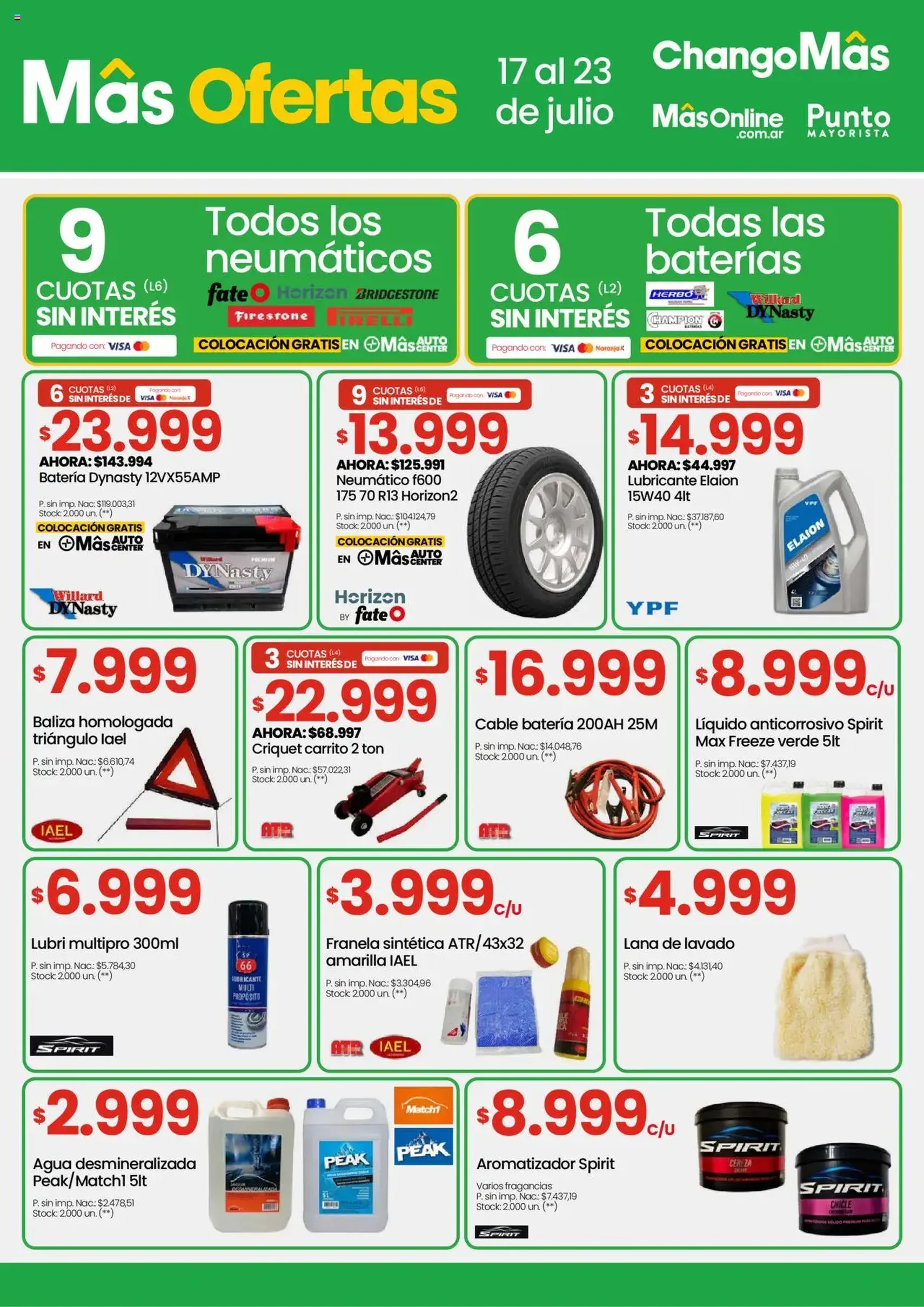 Changomas ofertas - folleto válido desde 17/07/2025 página 15 de 17
