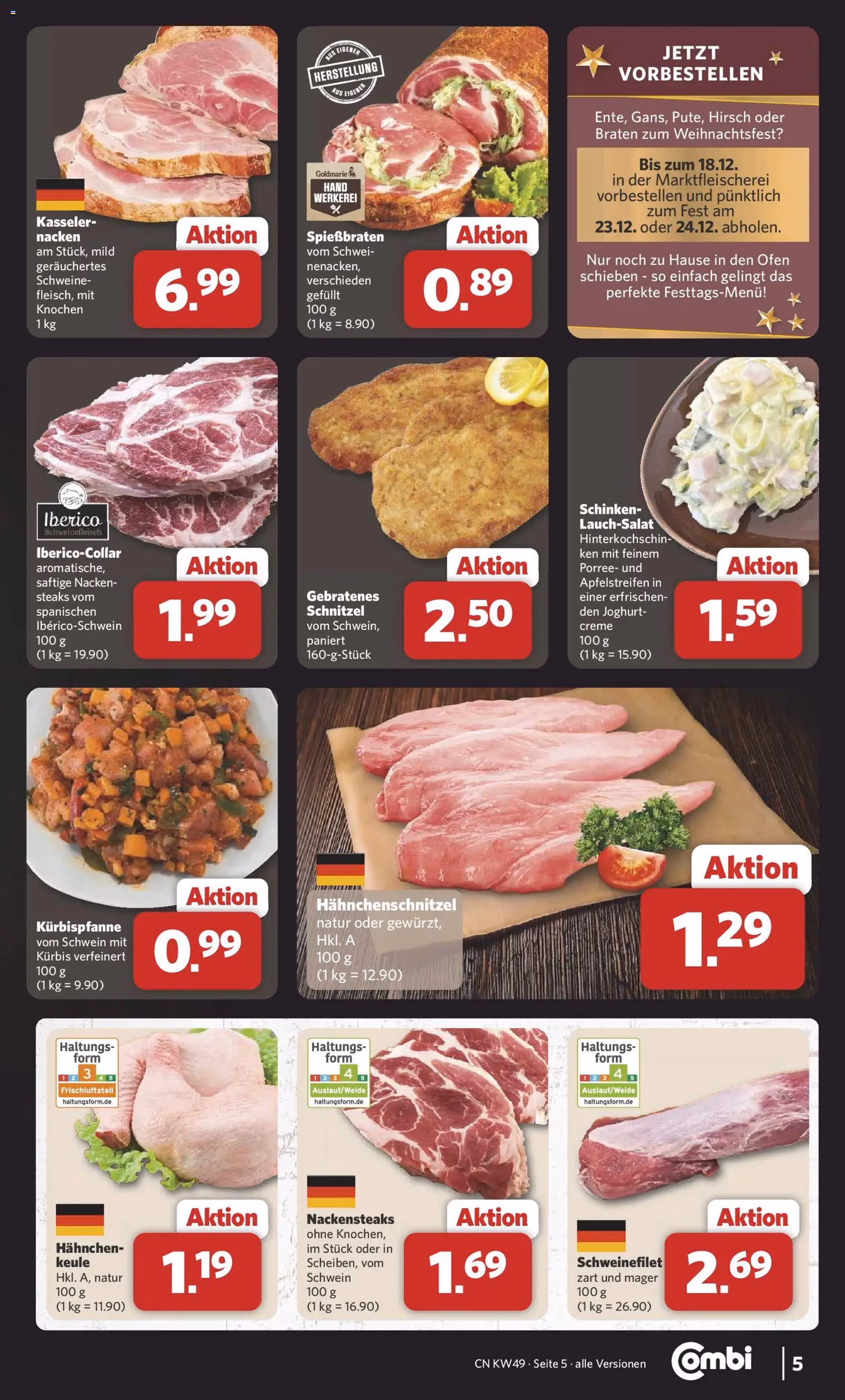 Combi Prospekt - Gültiger Prospekt ab 01.12.2025, Seite 5 von insgesamt 38