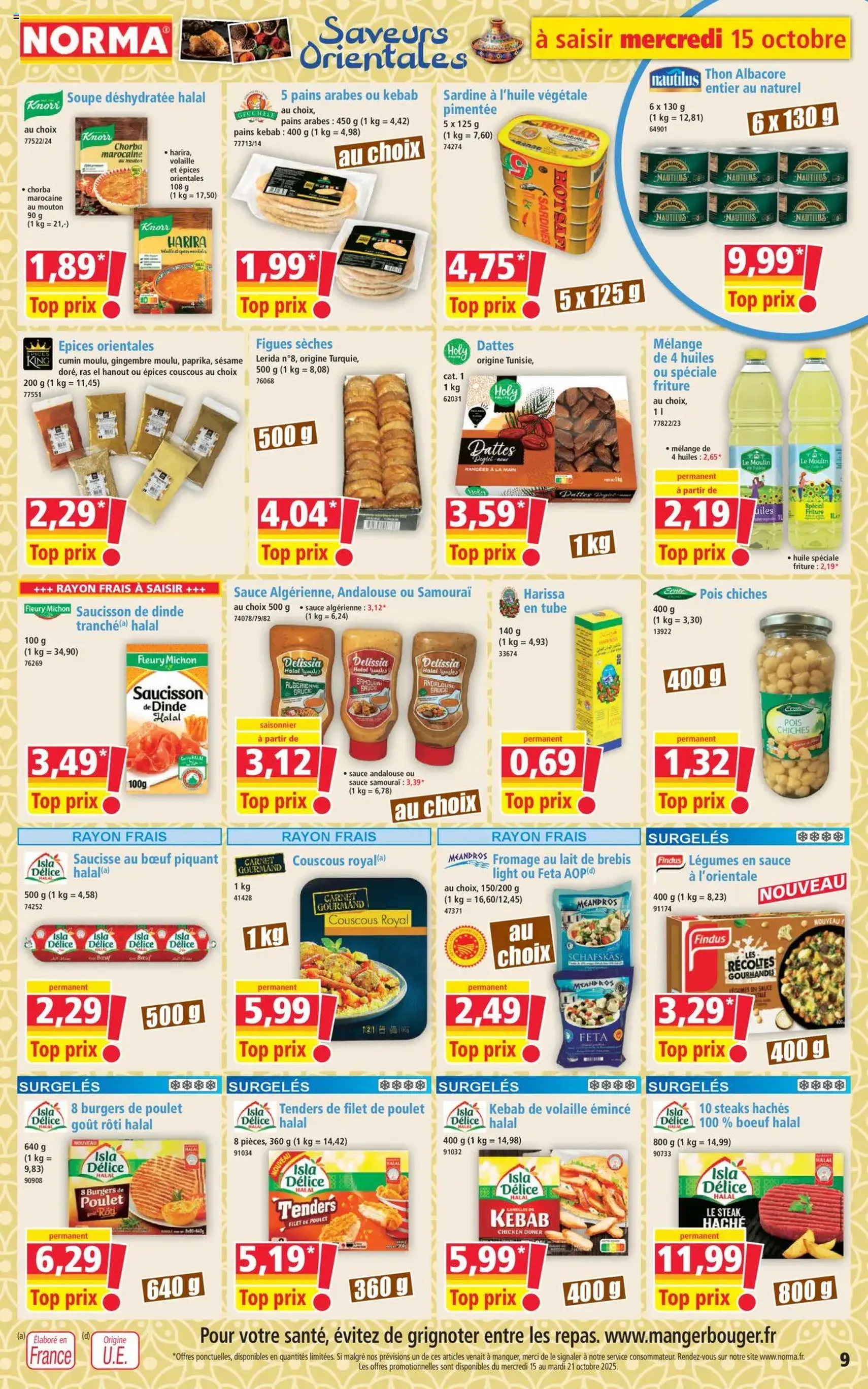 Norma catalogue - brochure valable à partir du 15/10/2025, page 9 sur 14 Norma catalogue - brochure valable à partir du 15/10/2025, page 9 sur 14