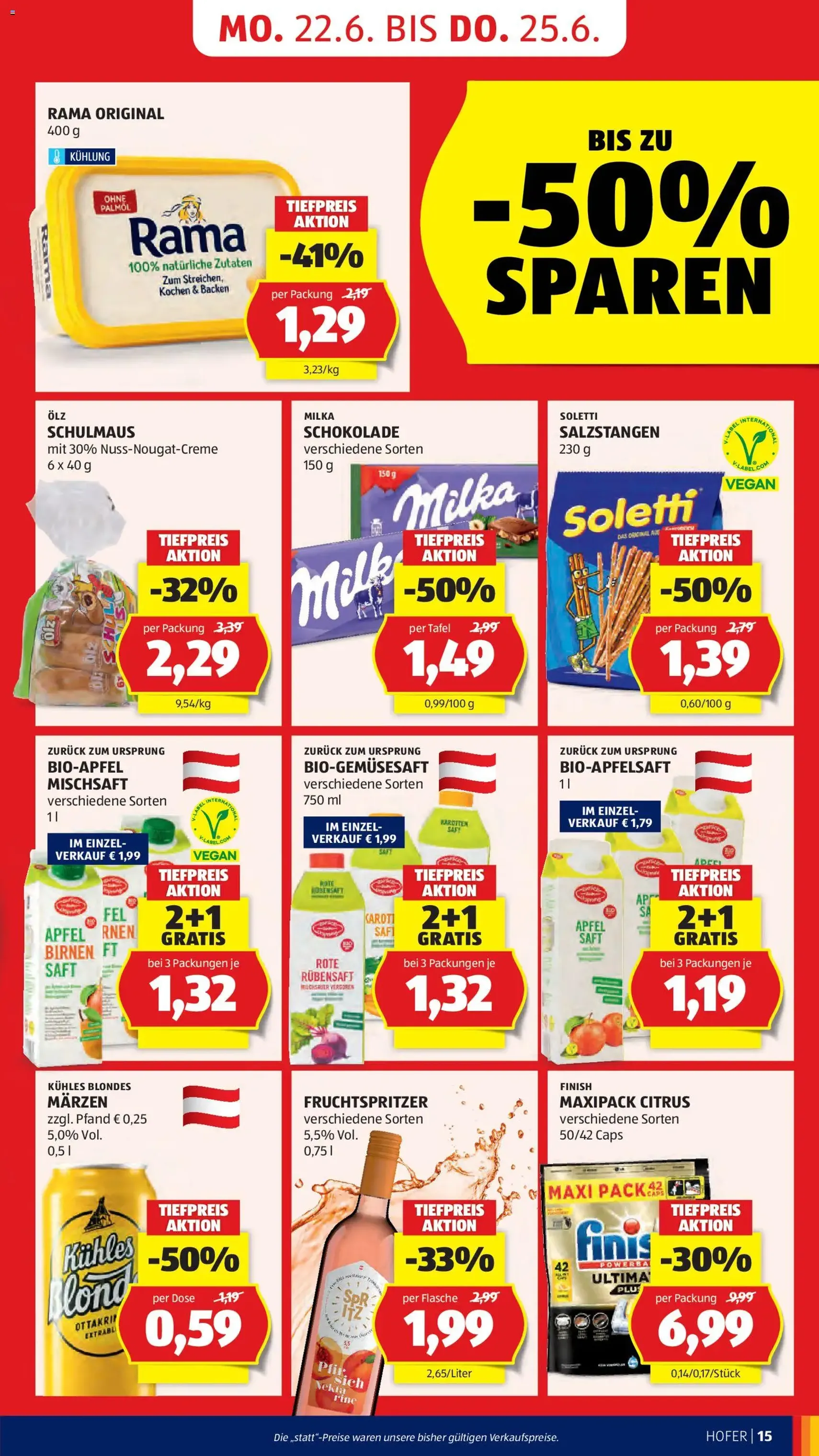 Hofer Flugblatt - Gültiger Prospekt ab 19.06.2026, Seite 19 von insgesamt 46
