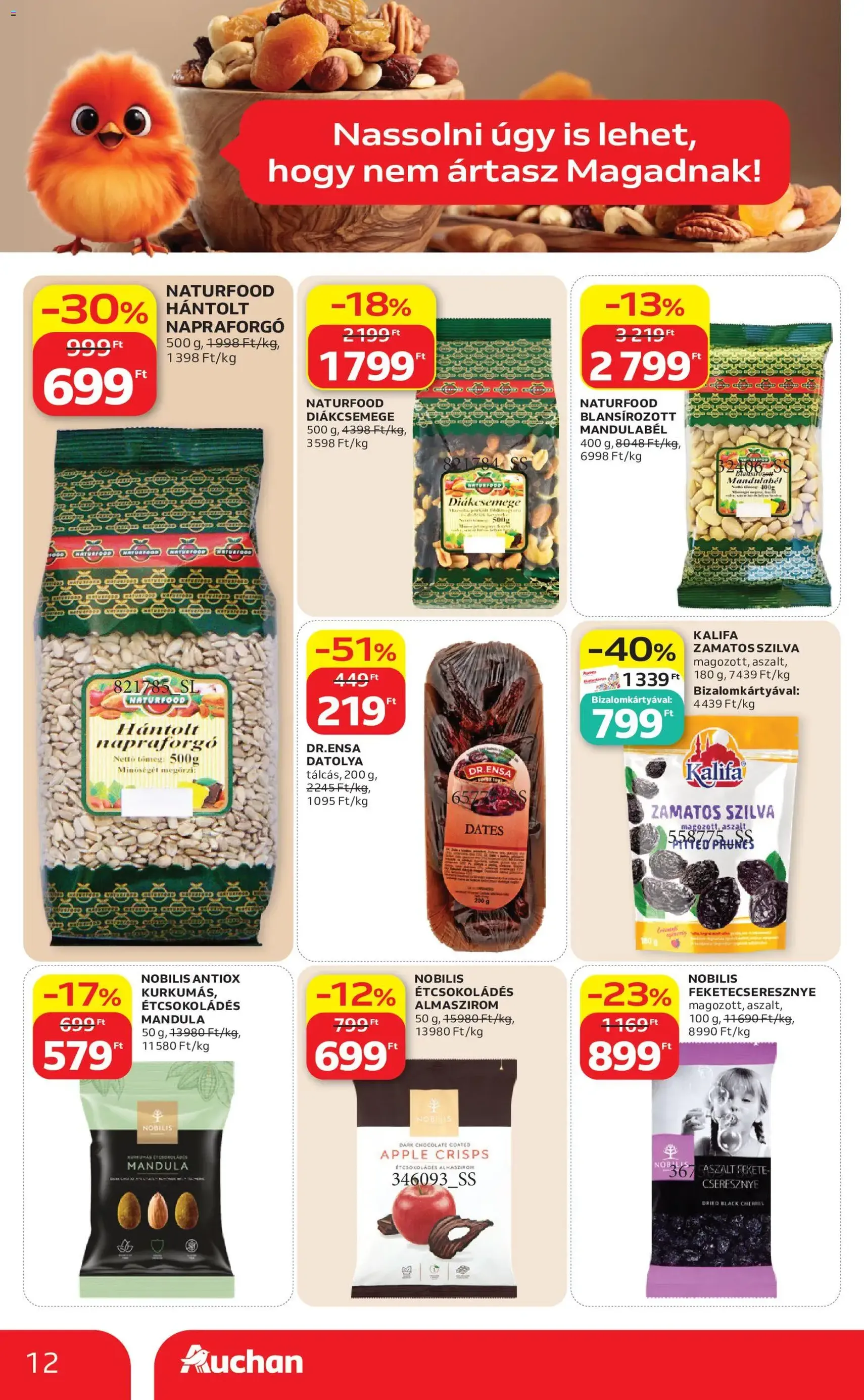 Auchan akciós újság - 2026.05.21. érvényes szórólap 12 oldal 52 oldalból
