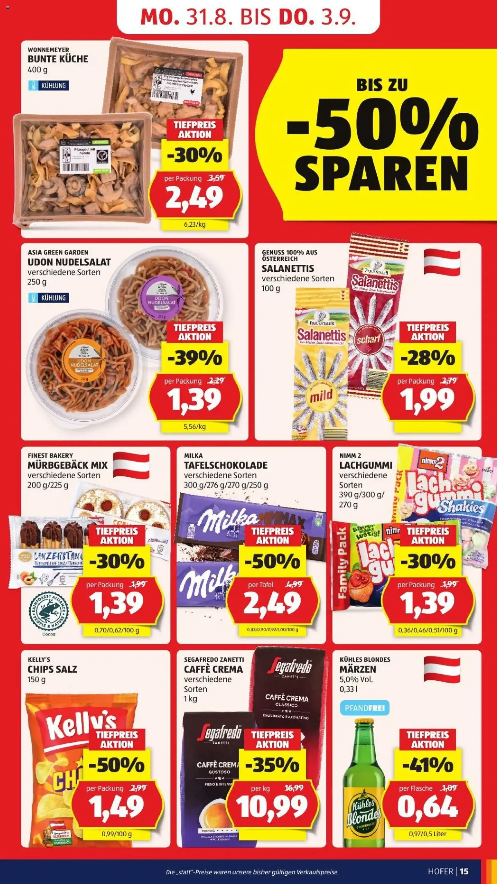 Hofer Flugblatt - Gültiger Prospekt ab 28.08.2026, Seite 25 von insgesamt 45