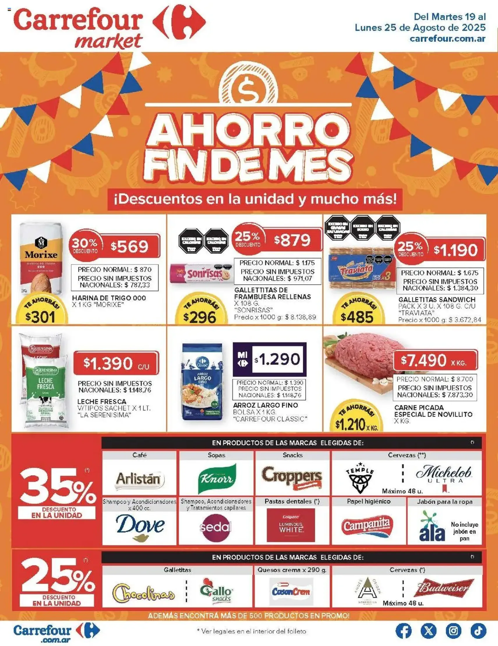 Carrefour Market catálogo - folleto válido desde 19/08/2025 página 1 de 22