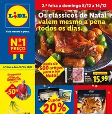 Lidl folheto - pré-visualização do folheto, válido a partir de 08/12/2025