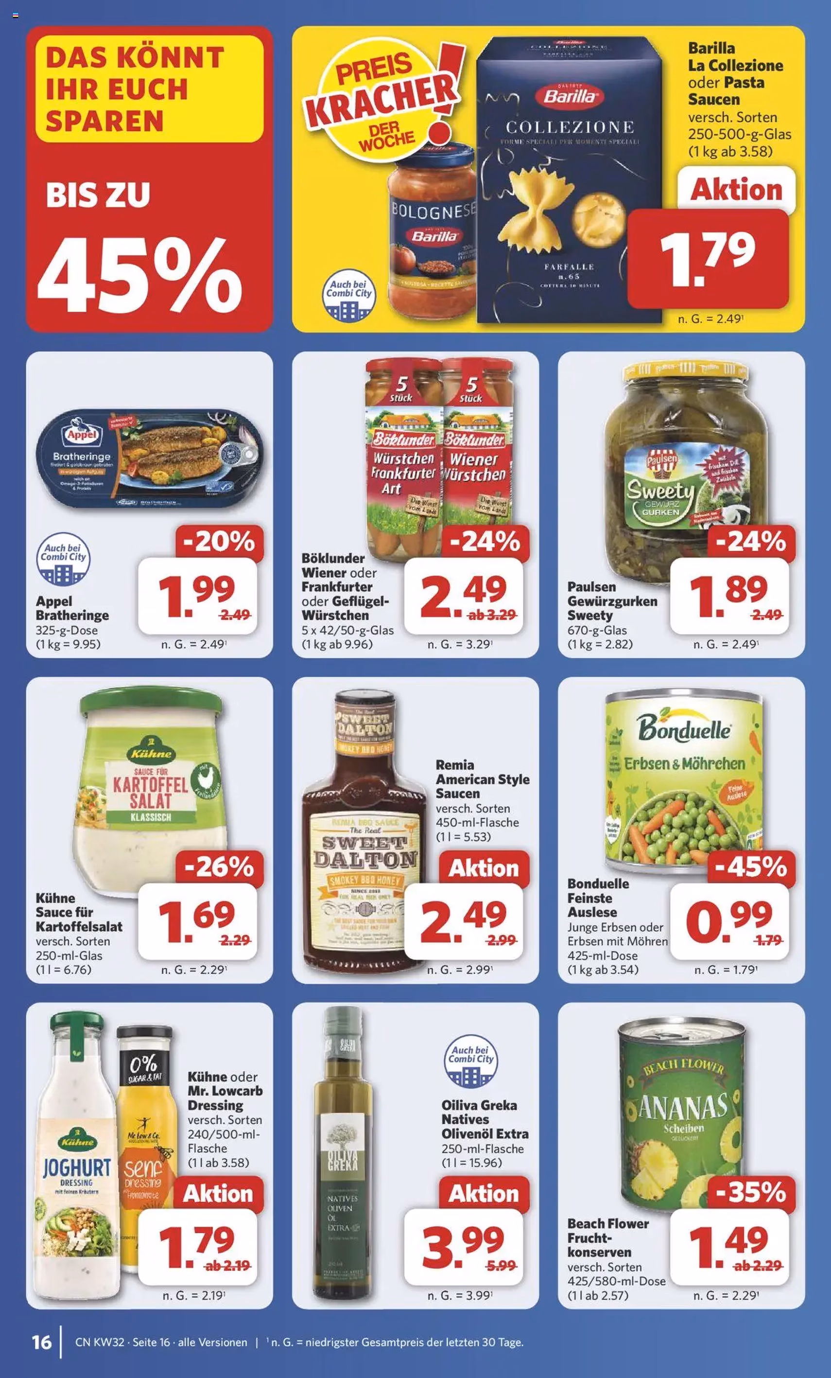 Combi Prospekt - Gültiger Prospekt ab 03.08.2025, Seite 18 von insgesamt 35 Combi Prospekt - Gültiger Prospekt ab 03.08.2025, Seite 18 von insgesamt 35