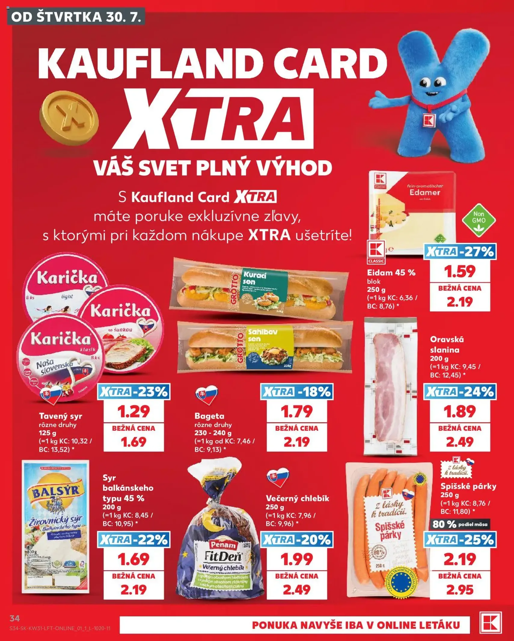 Kaufland SK akciós újság - 2026.07.30. érvényes szórólap 34 oldal 74 oldalból