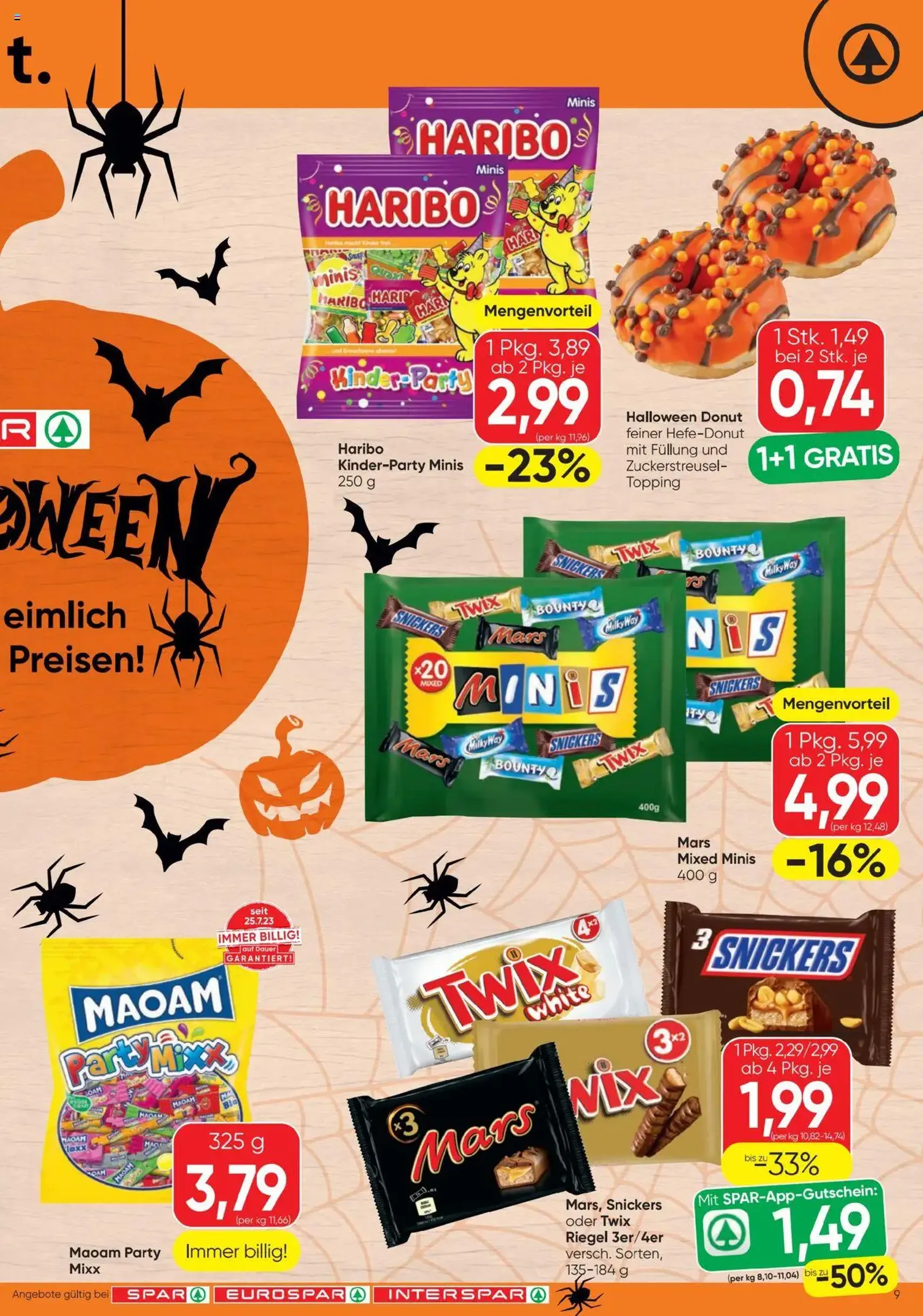 Spar Flugblatt - Gültiger Prospekt ab 23.10.2025, Seite 9 von insgesamt 20 Spar Flugblatt - Gültiger Prospekt ab 23.10.2025, Seite 9 von insgesamt 20