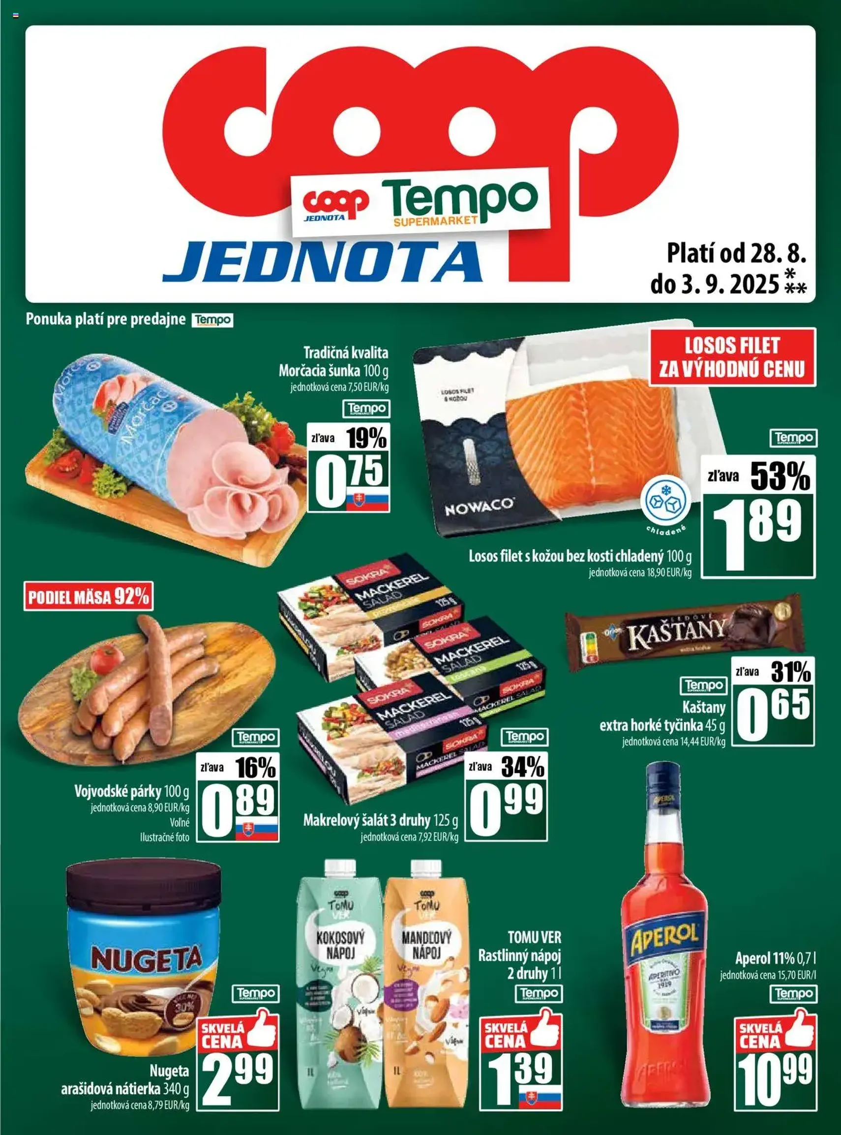 COOP Jednota leták - platný leták od 28.08.2025 strana 25 z 28 COOP Jednota leták - platný leták od 28.08.2025 strana 25 z 28